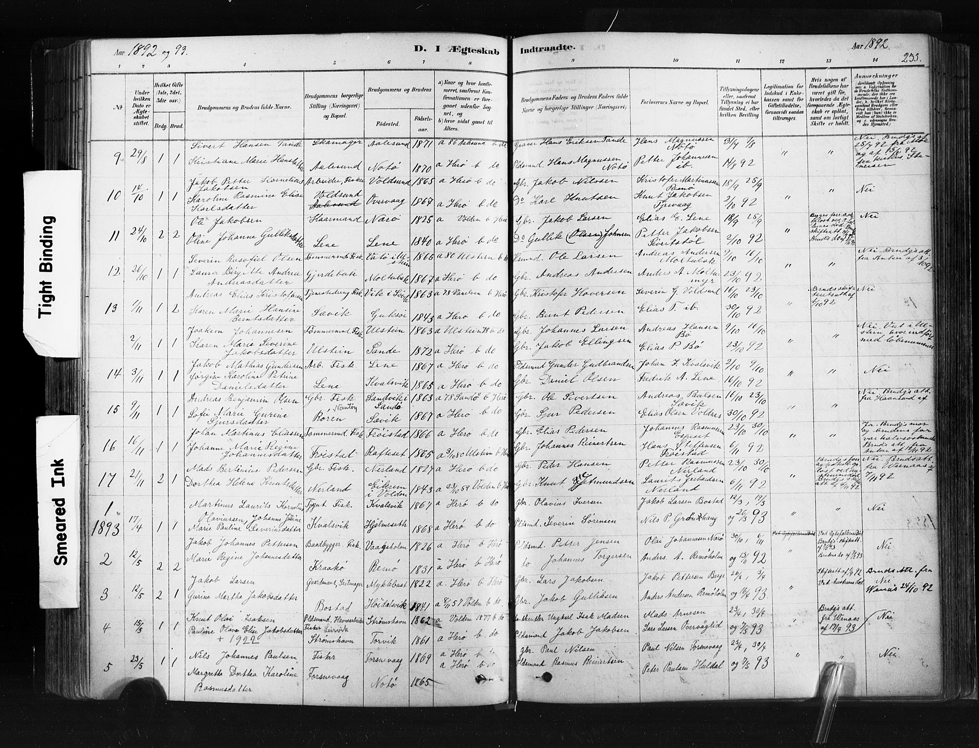 Ministerialprotokoller, klokkerbøker og fødselsregistre - Møre og Romsdal, SAT/A-1454/507/L0073: Parish register (official) no. 507A08, 1878-1904, p. 235