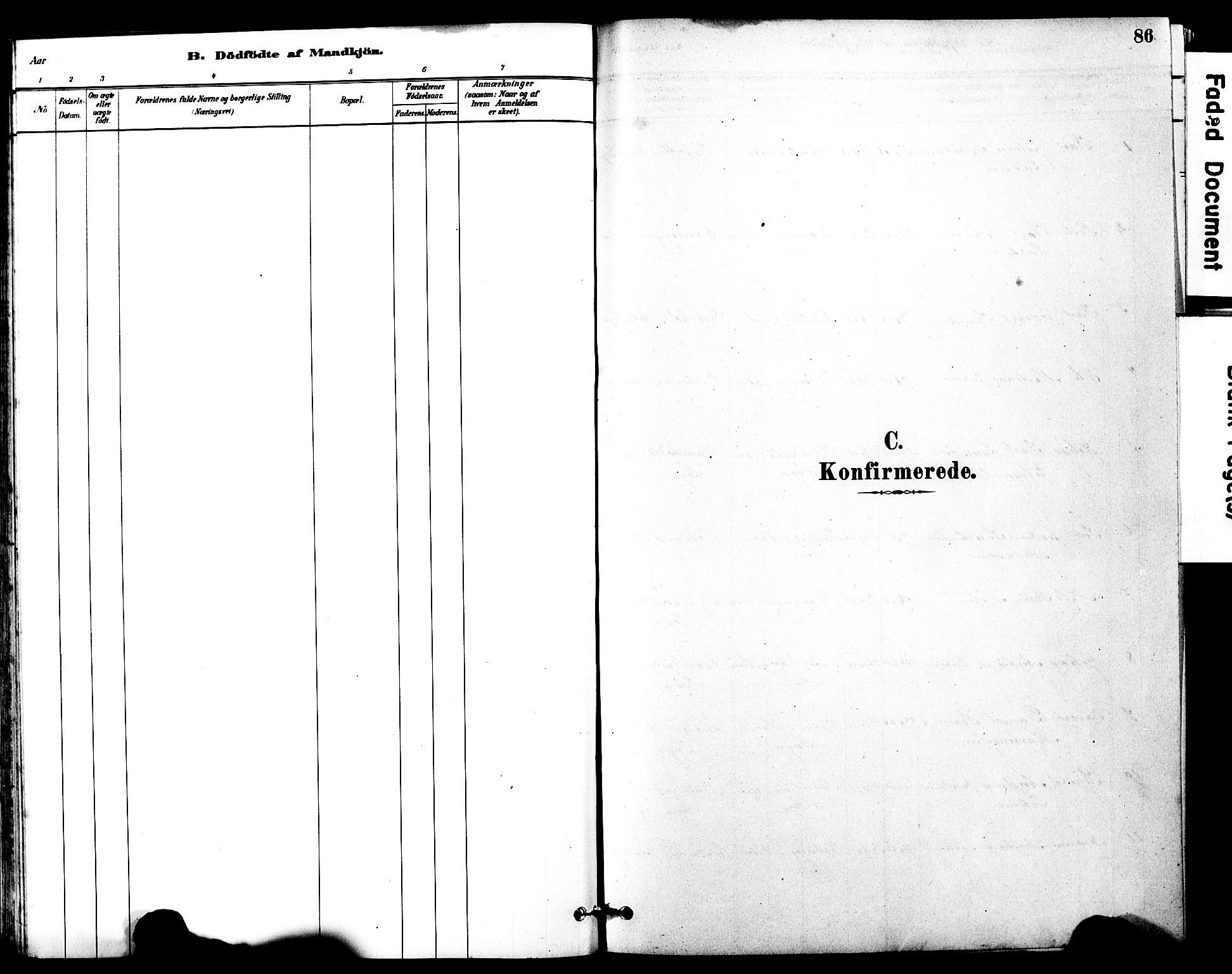 Ministerialprotokoller, klokkerbøker og fødselsregistre - Møre og Romsdal, SAT/A-1454/525/L0374: Parish register (official) no. 525A04, 1880-1899, p. 86