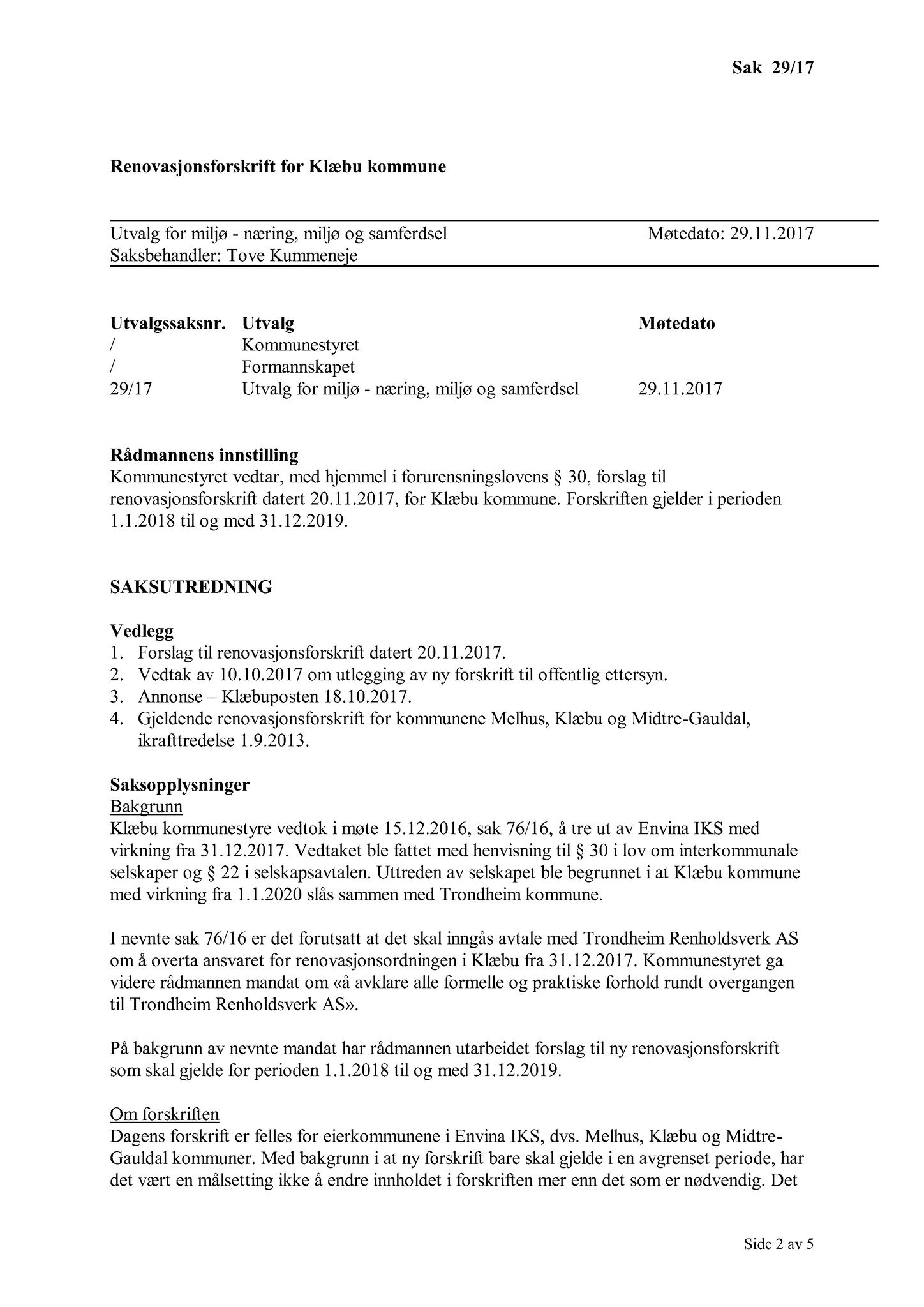 Klæbu Kommune, TRKO/KK/06-UM/L004: Utvalg for miljø - Møtedokumenter 2017, 2017, p. 1053