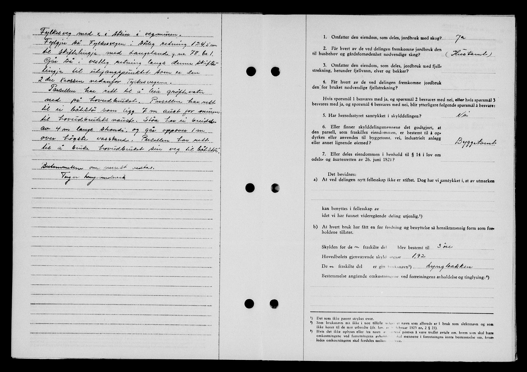Karmsund sorenskriveri, SAST/A-100311/01/II/IIB/L0118: Mortgage book no. 98A, 1955-1956, Diary no: : 4188/1955