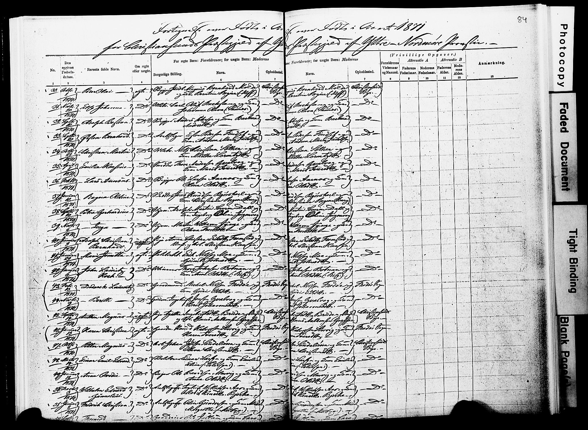 Ministerialprotokoller, klokkerbøker og fødselsregistre - Møre og Romsdal, AV/SAT-A-1454/572/L0857: Parish register (official) no. 572D01, 1866-1872, p. 83-84