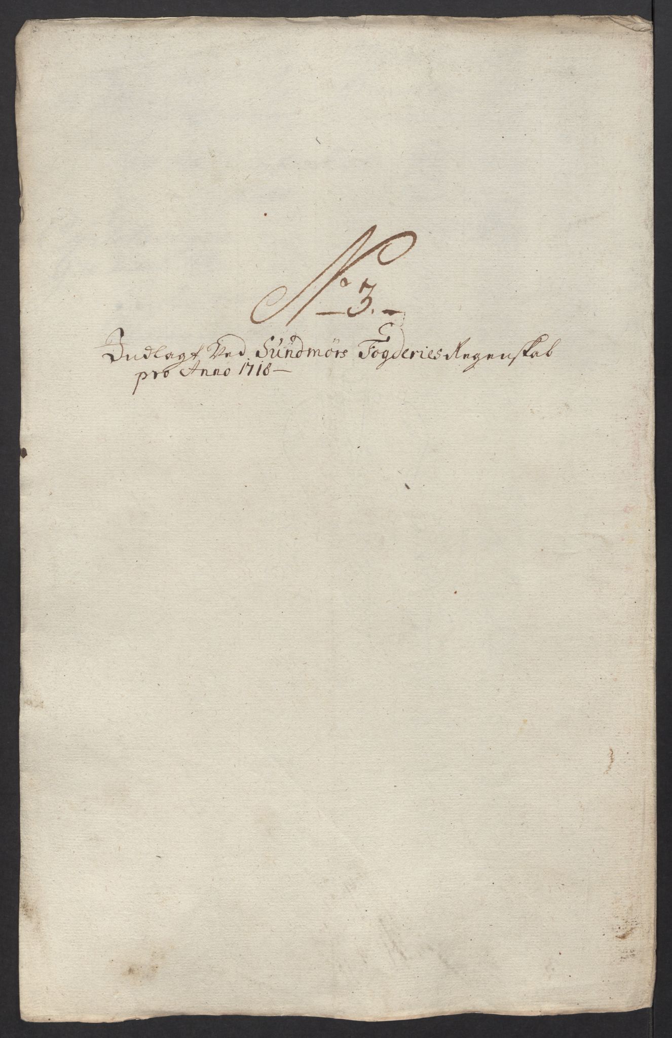 Rentekammeret inntil 1814, Reviderte regnskaper, Fogderegnskap, RA/EA-4092/R54/L3570: Fogderegnskap Sunnmøre, 1718, p. 39