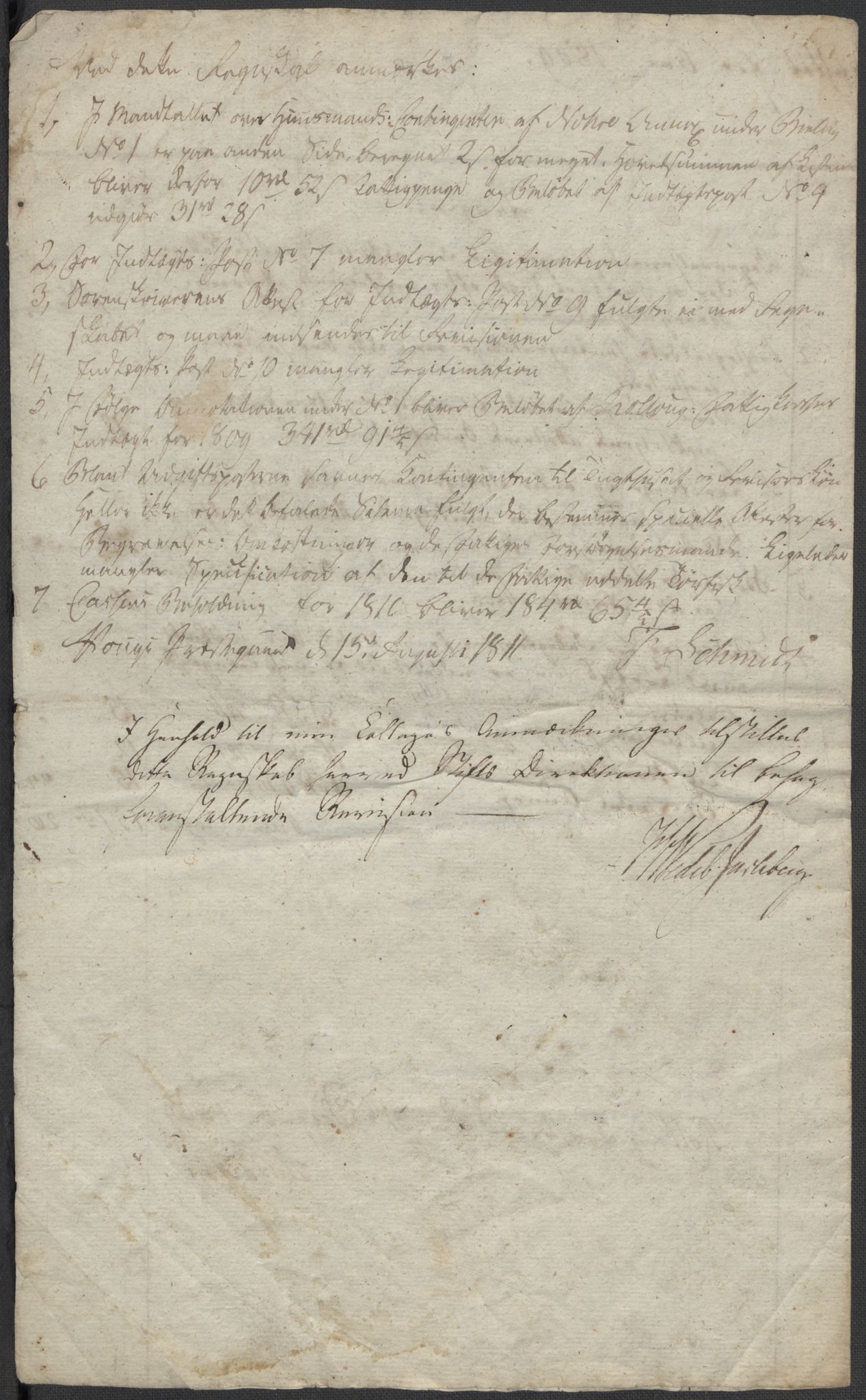 Riksarkivets diplomsamling, RA/EA-5965/F15/L0018: Prestearkiv - Buskerud, 1764-1814, p. 269