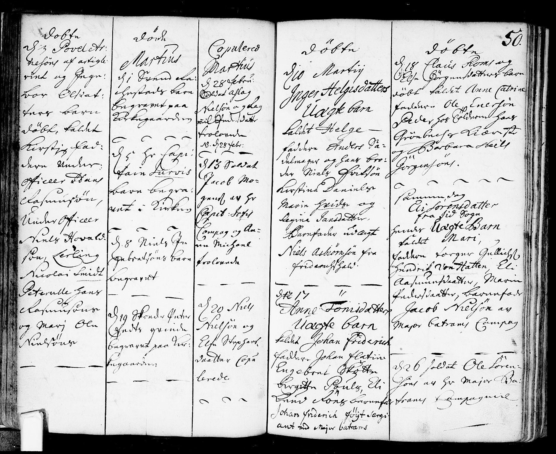 Fredrikstad prestekontor Kirkebøker, SAO/A-11082/F/Fa/L0001: Parish register (official) no. 1, 1717-1731, p. 50