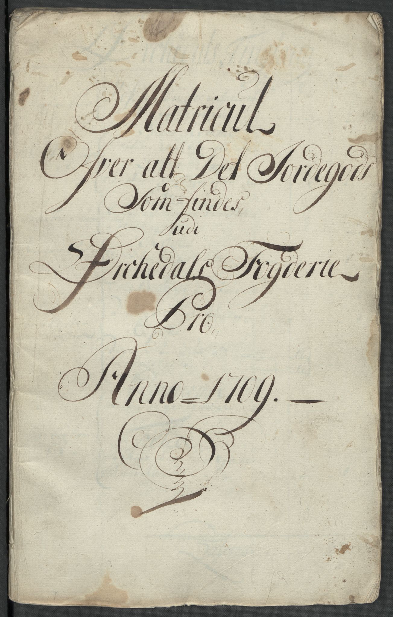 Rentekammeret inntil 1814, Reviderte regnskaper, Fogderegnskap, RA/EA-4092/R60/L3959: Fogderegnskap Orkdal og Gauldal, 1709, p. 40
