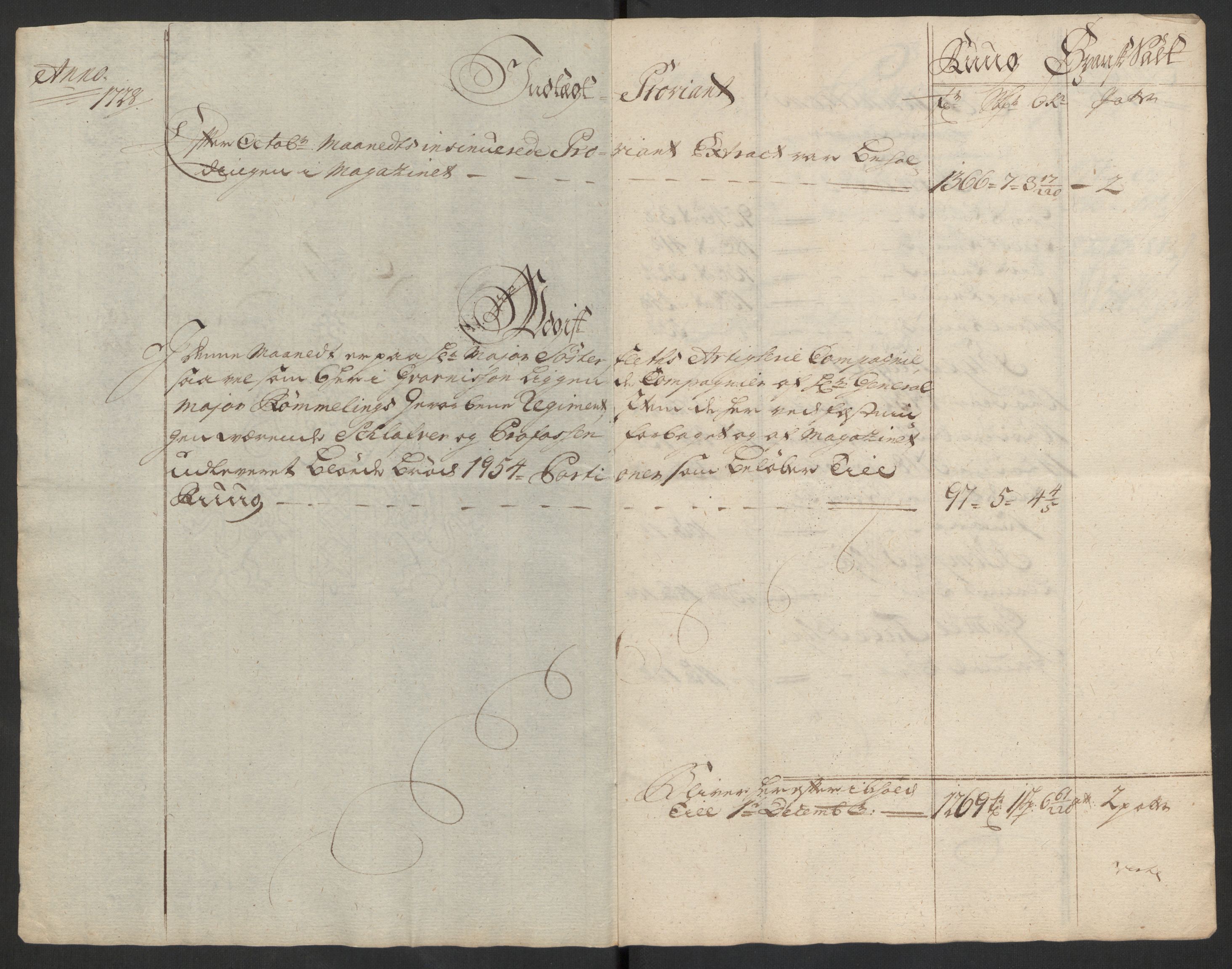 Kommanderende general (KG I) med Det norske krigsdirektorium, AV/RA-EA-5419/D/L0153: Fredriksten festning: Brev, inventarfortegnelser og regnskapsekstrakter, 1724-1729, p. 641