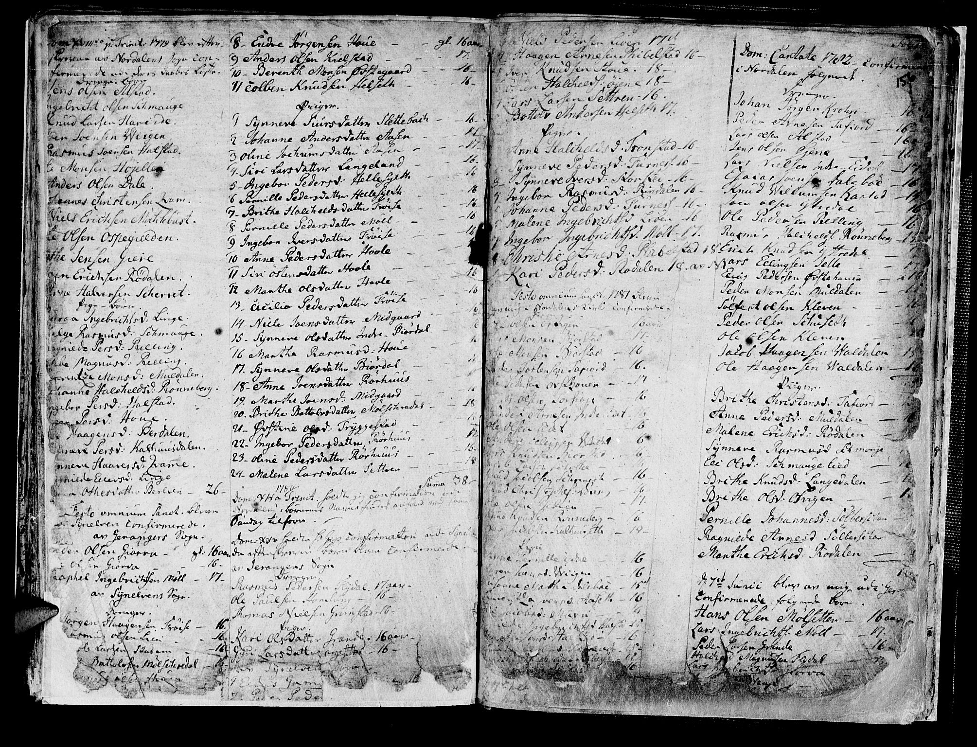Ministerialprotokoller, klokkerbøker og fødselsregistre - Møre og Romsdal, SAT/A-1454/519/L0245: Parish register (official) no. 519A04, 1774-1816, p. 156