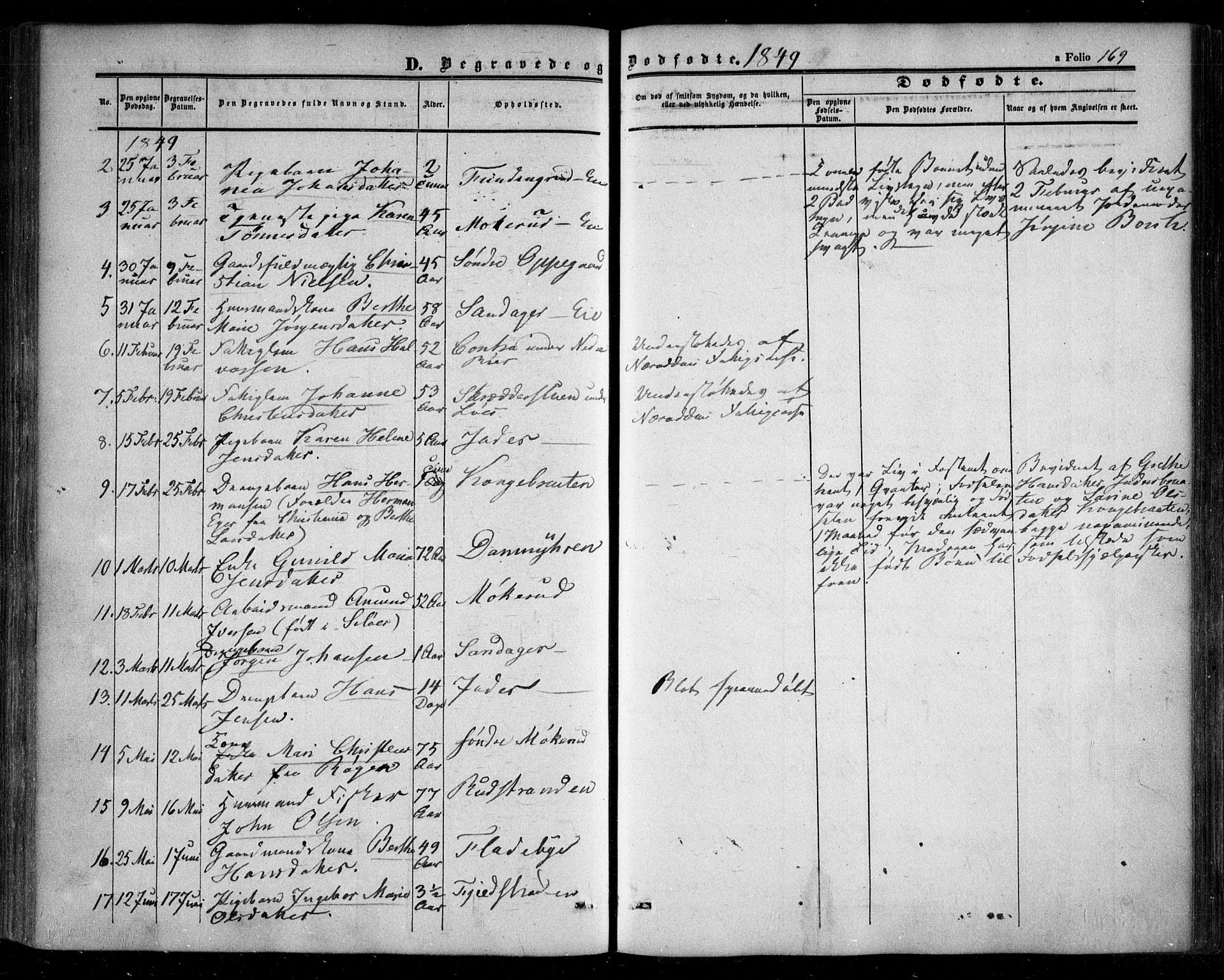 Nesodden prestekontor Kirkebøker, AV/SAO-A-10013/F/Fa/L0007: Parish register (official) no. I 7, 1848-1868, p. 169