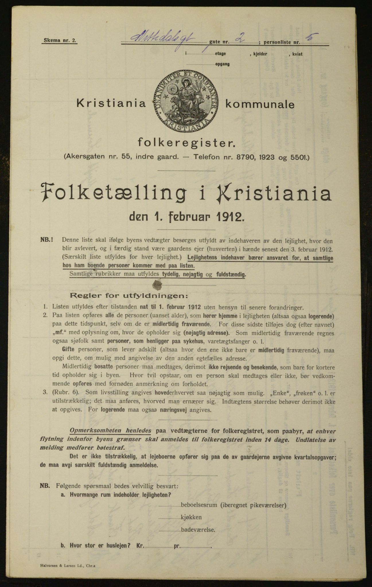 OBA, Municipal Census 1912 for Kristiania, 1912, p. 71802