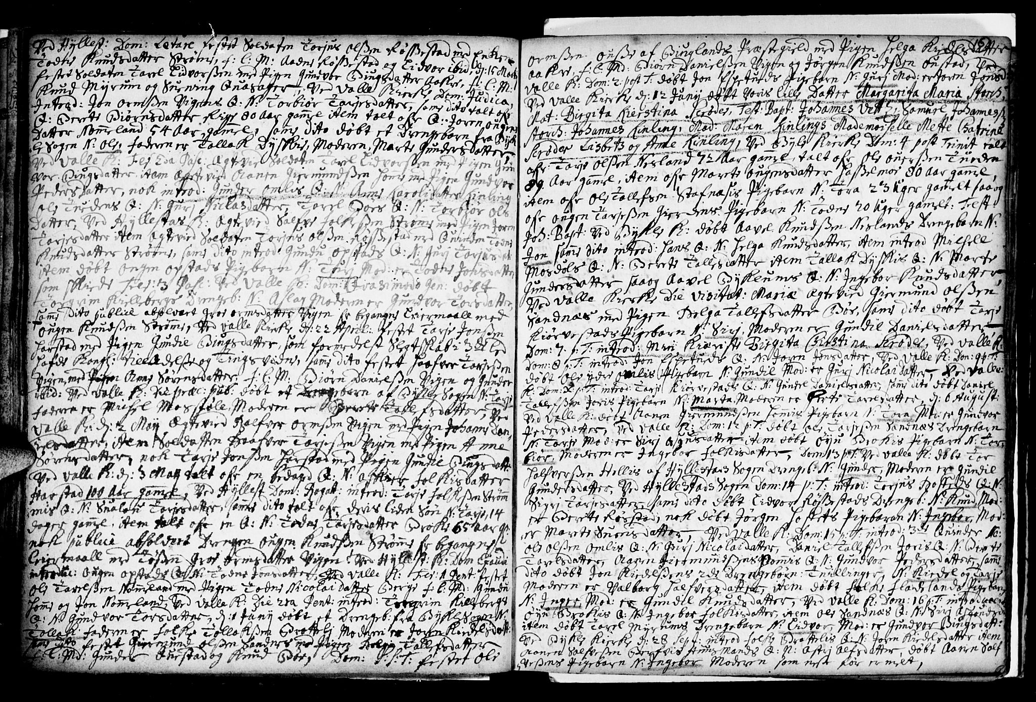 Valle sokneprestkontor, AV/SAK-1111-0044/F/Fa/Fac/L0001: Parish register (official) no. A 1, 1714-1745, p. 16