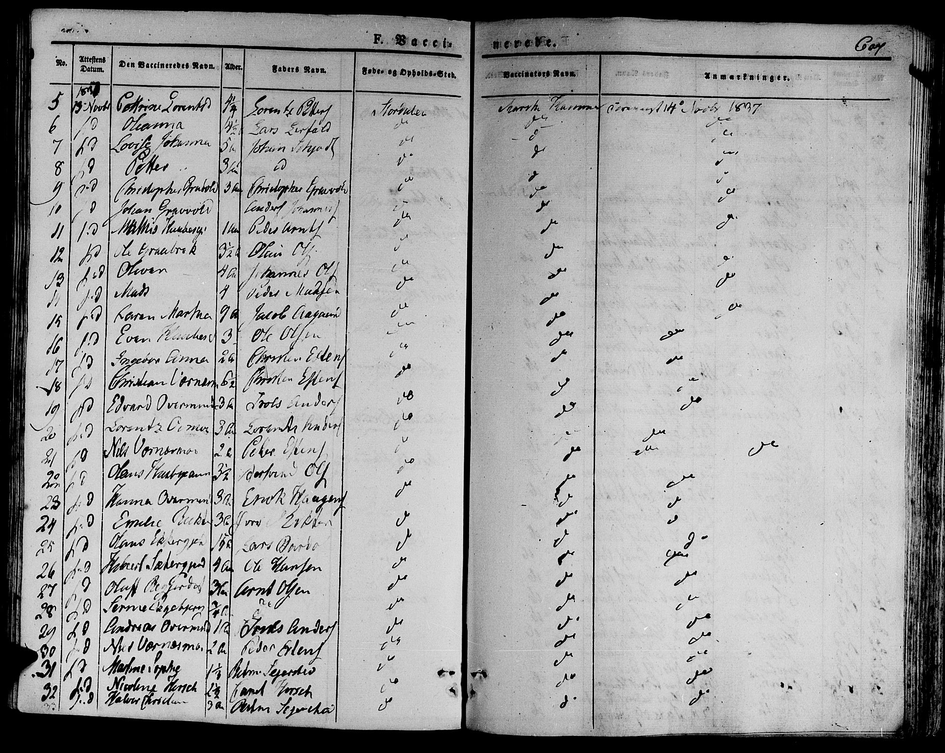Ministerialprotokoller, klokkerbøker og fødselsregistre - Nord-Trøndelag, SAT/A-1458/709/L0072: Parish register (official) no. 709A12, 1833-1844, p. 607