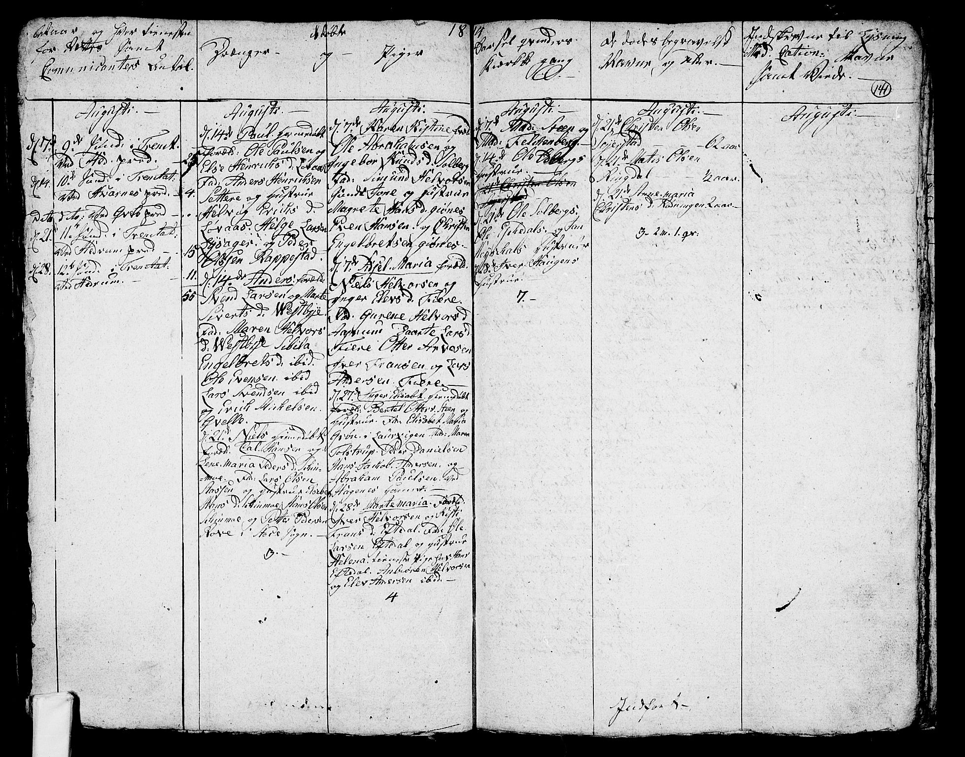 Hedrum kirkebøker, SAKO/A-344/G/Ga/L0002: Parish register (copy) no. I 2, 1803-1817, p. 141
