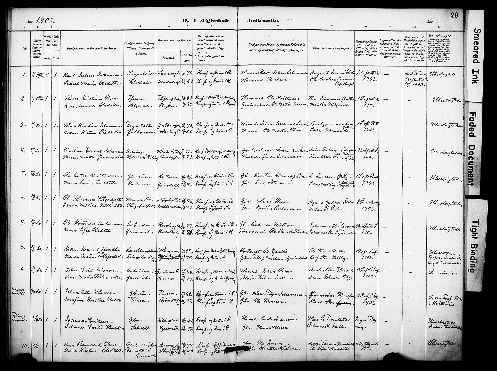 Rakkestad prestekontor Kirkebøker, AV/SAO-A-2008/F/Fa/L0014: Parish register (official) no. I 14, 1887-1908, p. 29