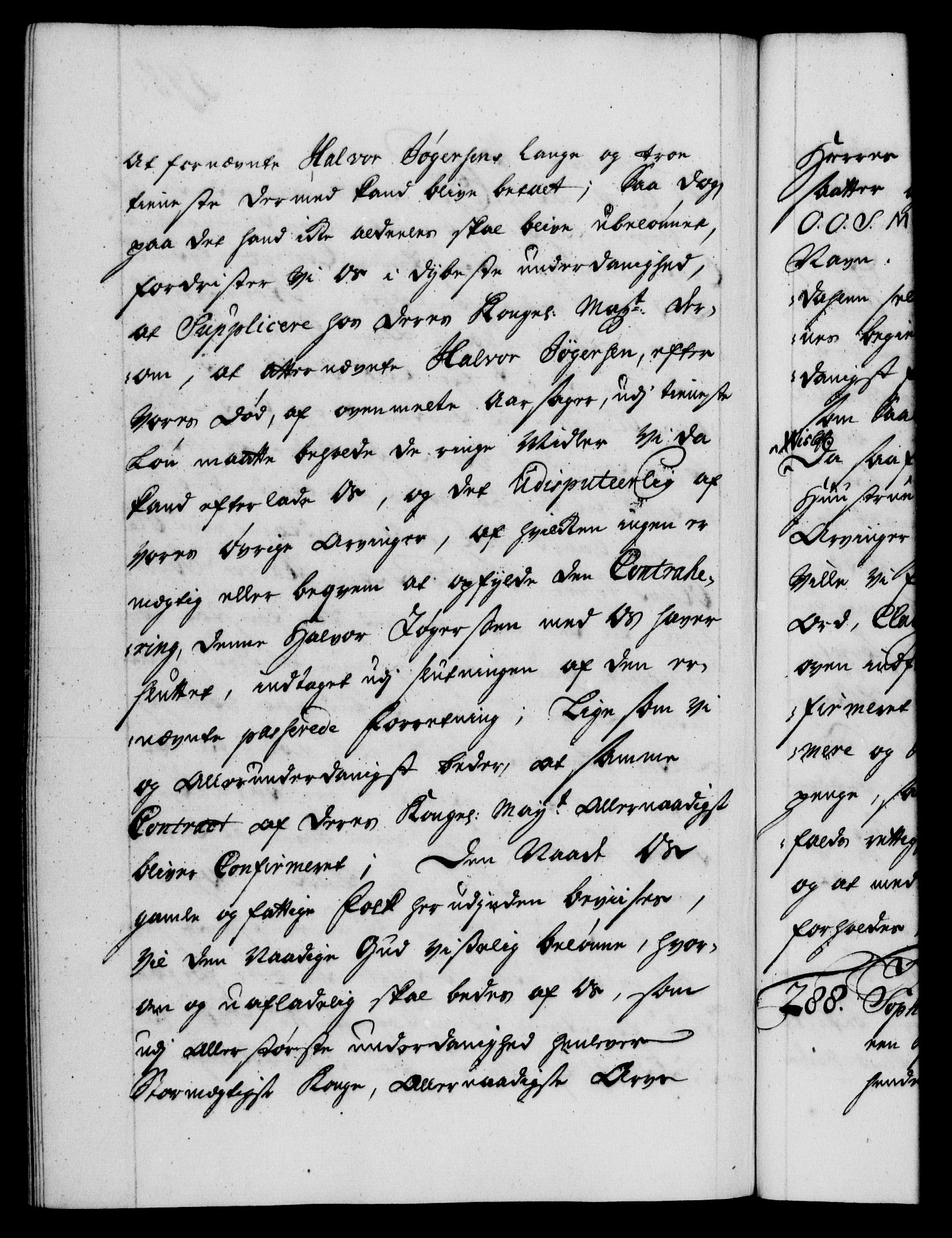 Danske Kanselli 1572-1799, RA/EA-3023/F/Fc/Fca/Fcaa/L0029: Norske registre, 1735-1736, p. 598b