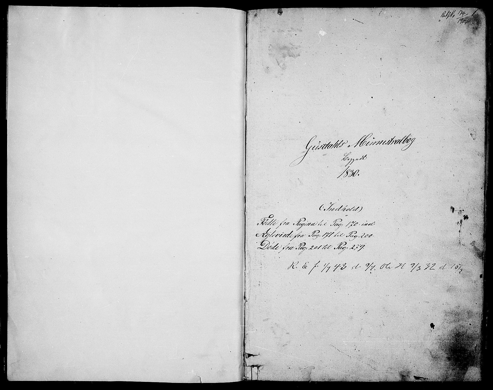 Gausdal prestekontor, SAH/PREST-090/H/Ha/Hab/L0003: Parish register (copy) no. 3, 1829-1864
