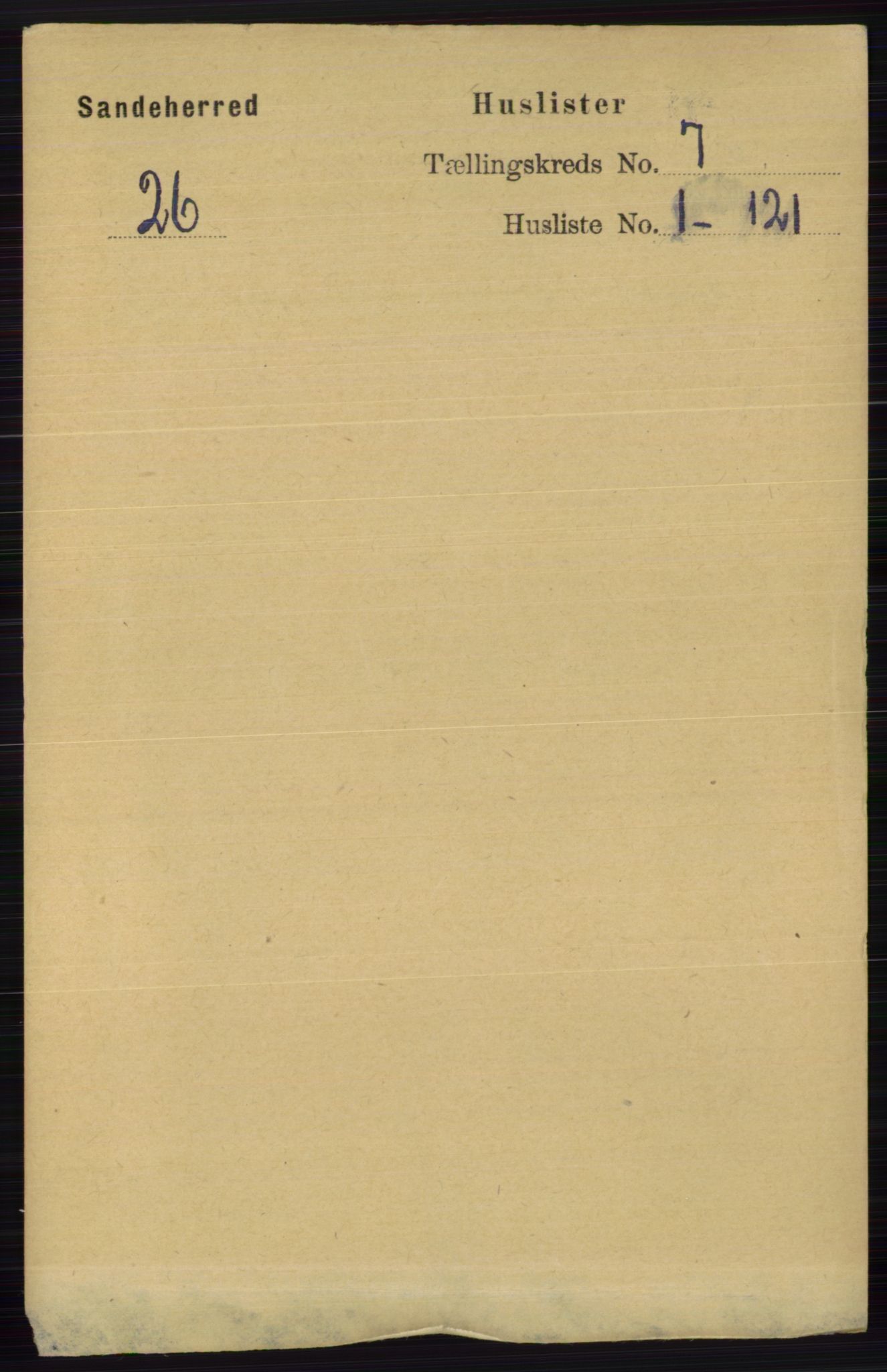RA, 1891 census for 0724 Sandeherred, 1891, p. 3971