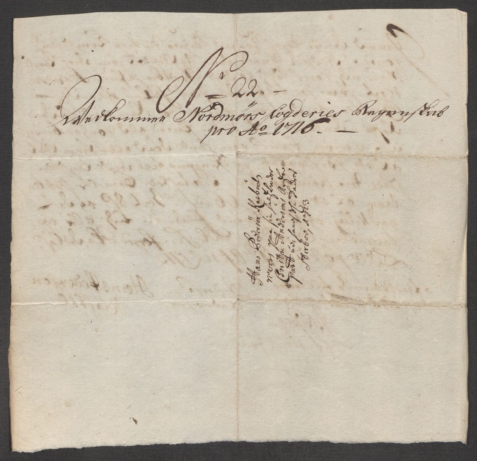 Rentekammeret inntil 1814, Reviderte regnskaper, Fogderegnskap, AV/RA-EA-4092/R56/L3749: Fogderegnskap Nordmøre, 1716, p. 148