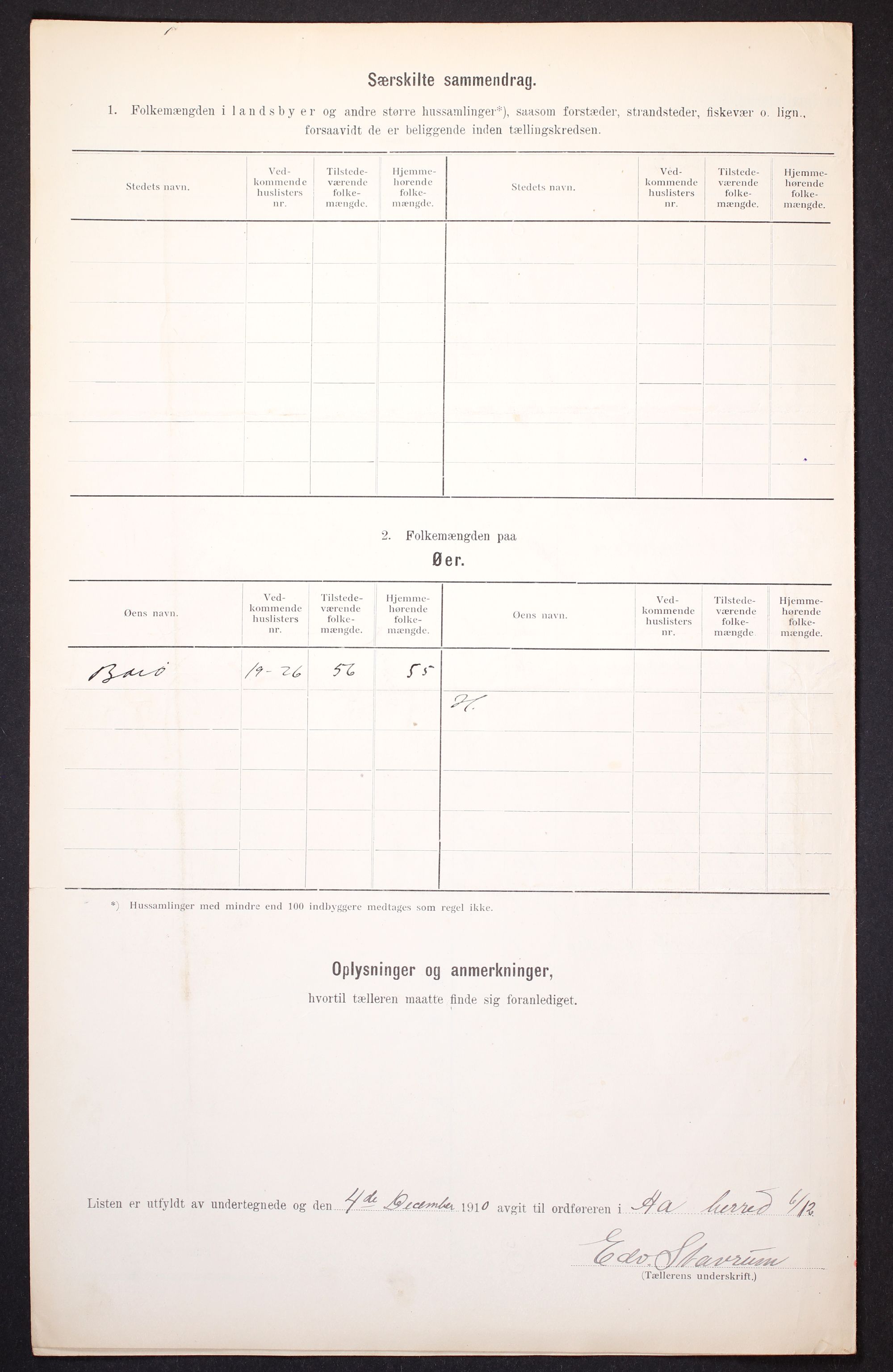 RA, 1910 census for Aa, 1910, p. 30