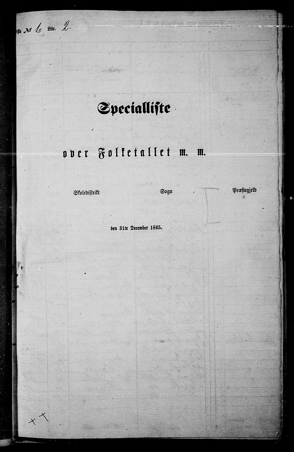 RA, 1865 census for Vang/Vang og Furnes, 1865, p. 164