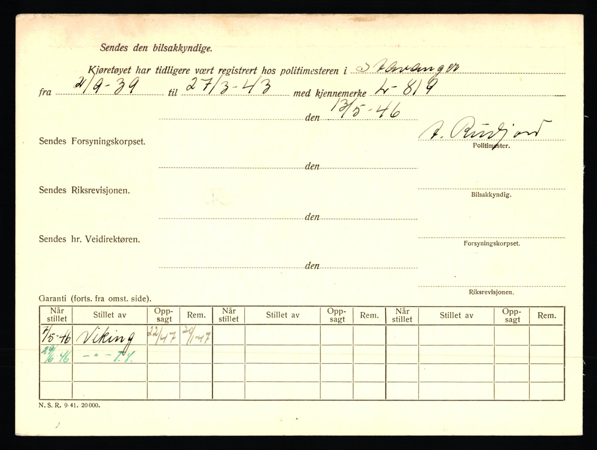 Stavanger trafikkstasjon, AV/SAST-A-101942/0/F/L0002: L-350 - L-699, 1930-1971, p. 1186