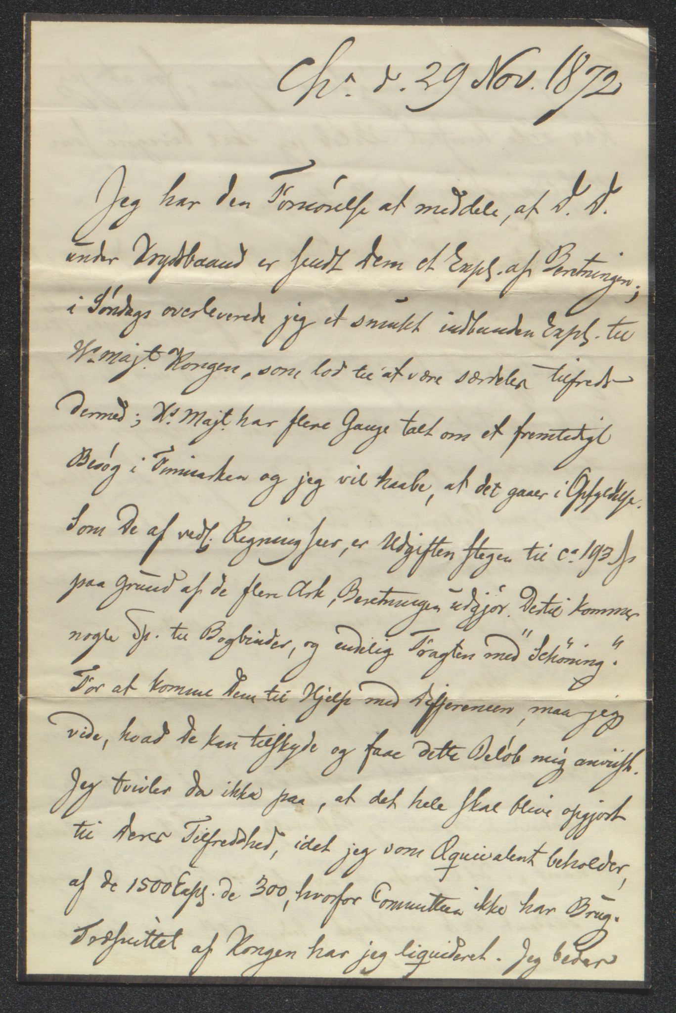 Tromsø Museum, AV/SATØ-S-0162/D/Db/L0032: Journalsaker og innkomne brev, 1872-1878, p. 40