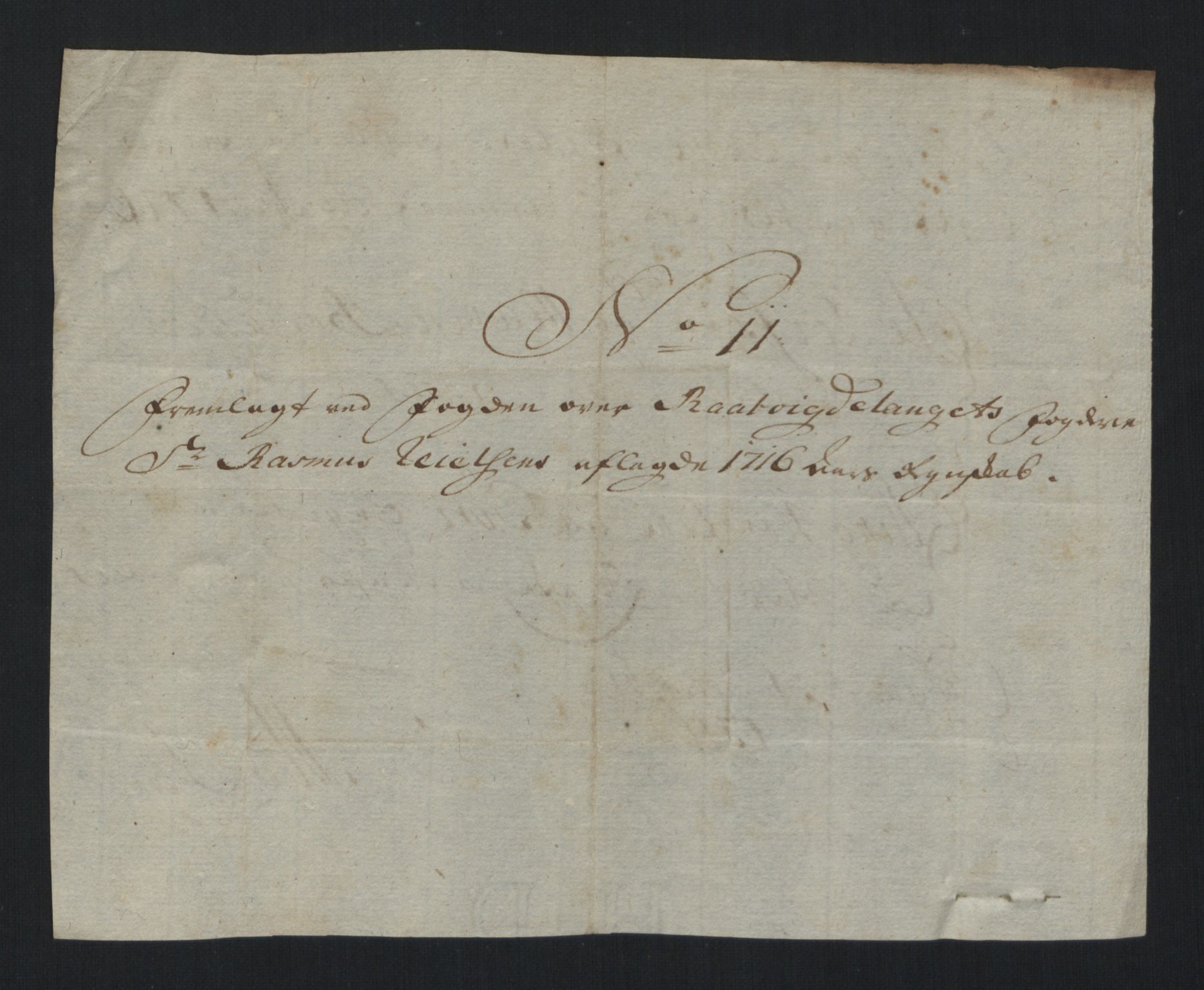 Rentekammeret inntil 1814, Reviderte regnskaper, Fogderegnskap, AV/RA-EA-4092/R40/L2452: Fogderegnskap Råbyggelag, 1716-1717, p. 103