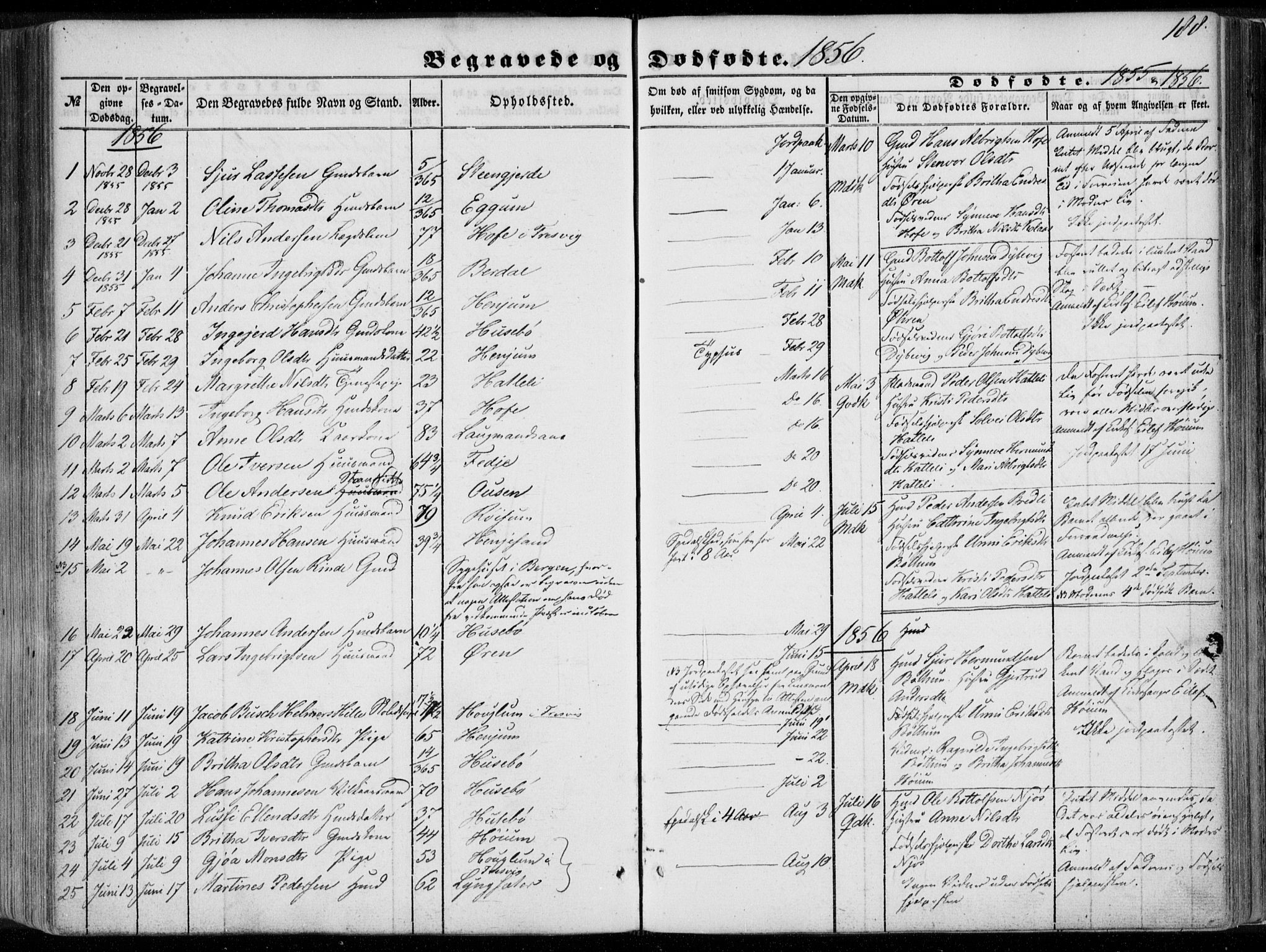 Leikanger sokneprestembete, AV/SAB-A-81001/H/Haa/Haaa/L0008: Parish register (official) no. A 8, 1852-1868, p. 188