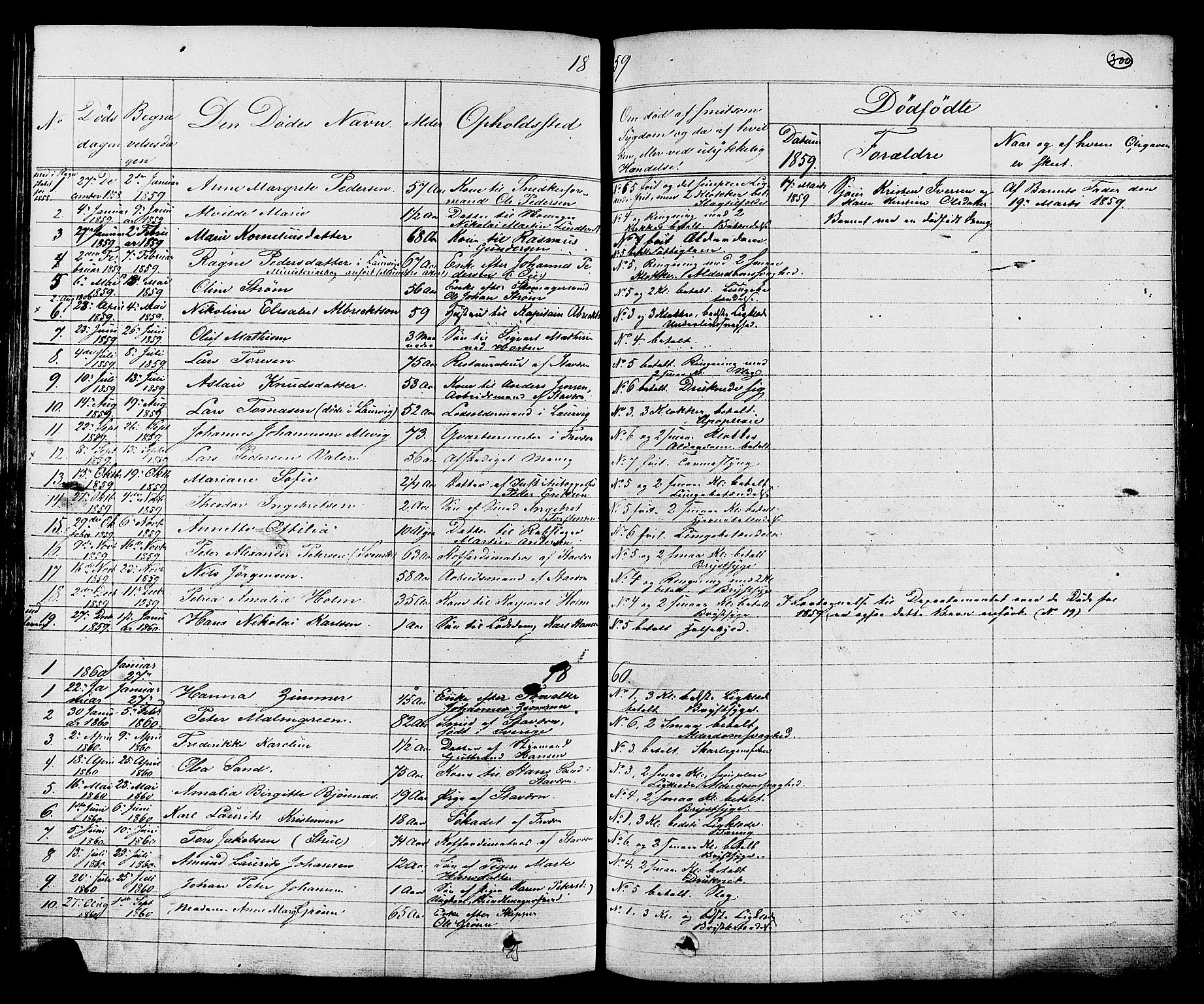 Stavern kirkebøker, AV/SAKO-A-318/G/Ga/L0002: Parish register (copy) no. 2, 1839-1909, p. 300