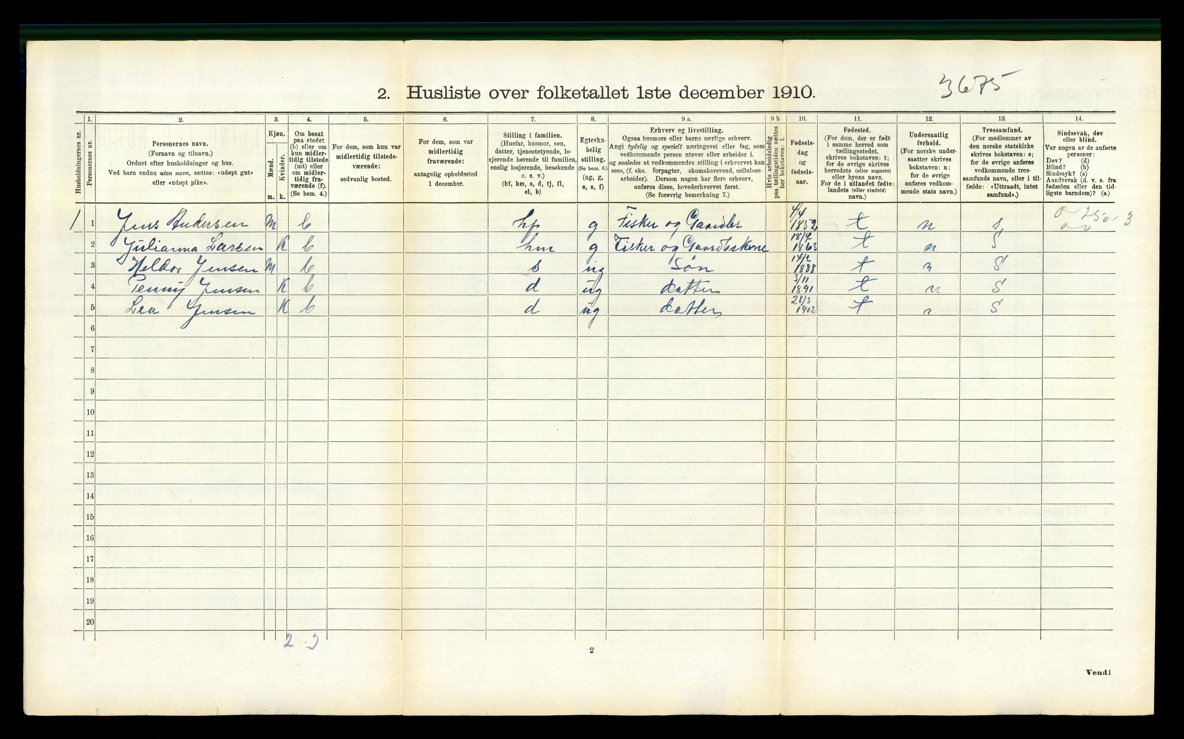 RA, 1910 census for Herøy, 1910, p. 776