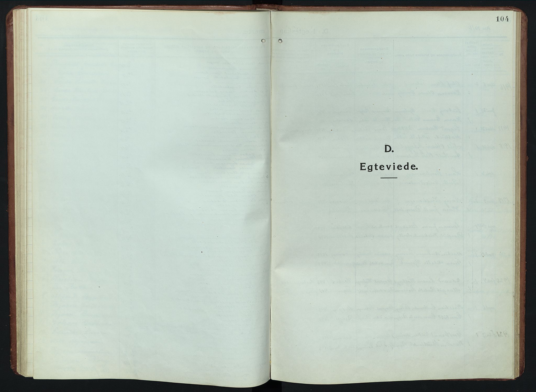 Elverum prestekontor, AV/SAH-PREST-044/H/Ha/Hab/L0011: Parish register (copy) no. 11, 1915-1947, p. 104