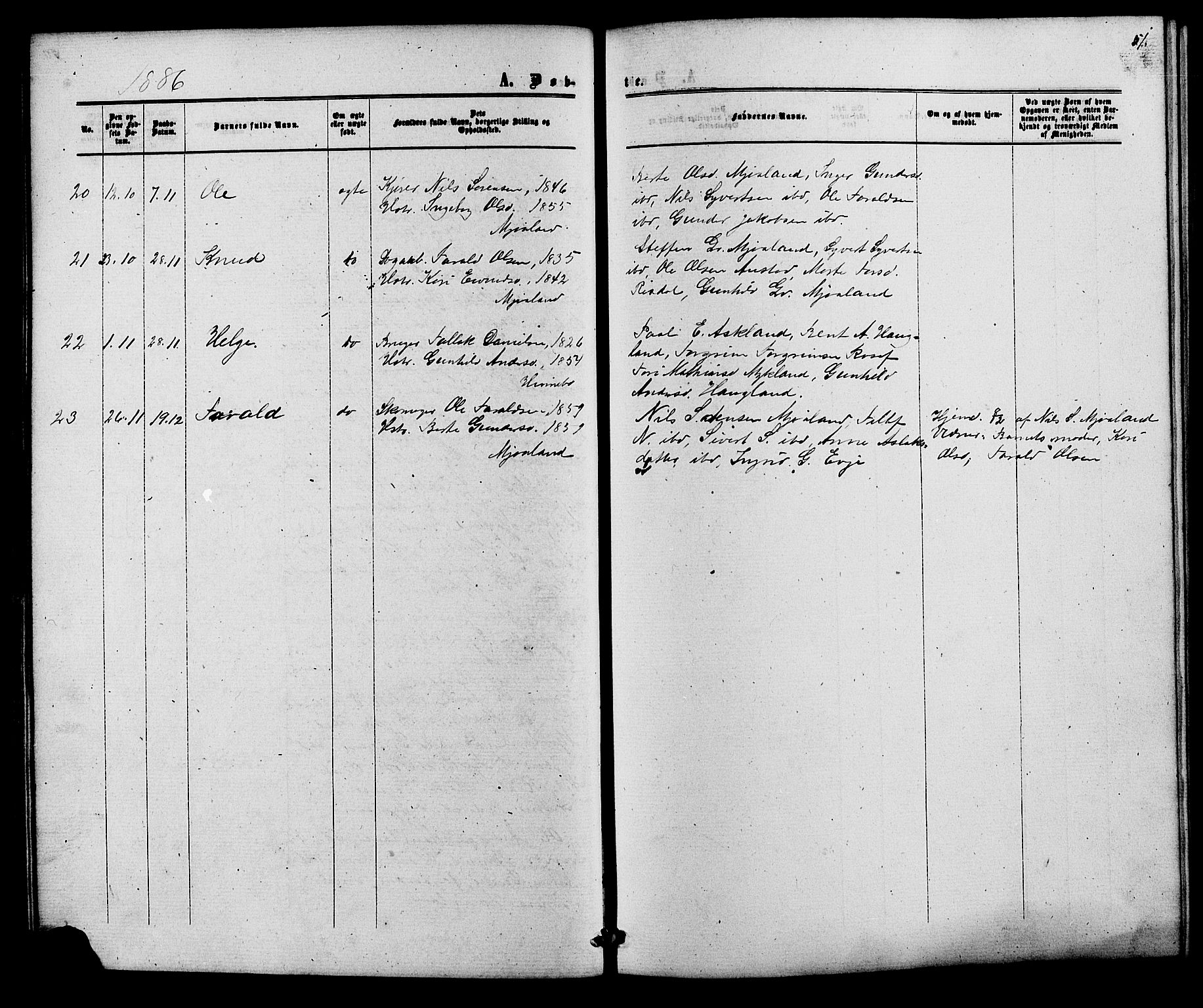 Herefoss sokneprestkontor, AV/SAK-1111-0019/F/Fb/Fbc/L0002: Parish register (copy) no. B 2, 1867-1886, p. 51