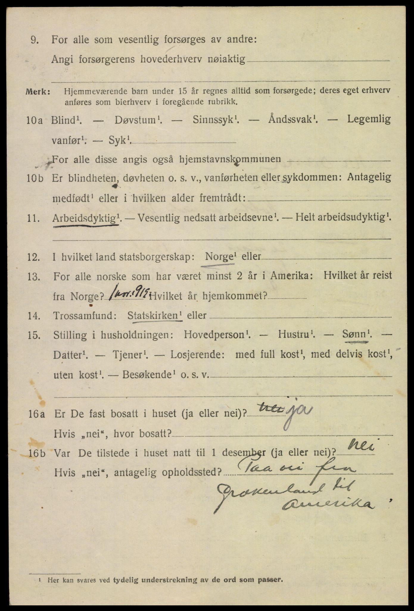 SAK, 1920 census for Kristiansand, 1920, p. 27882