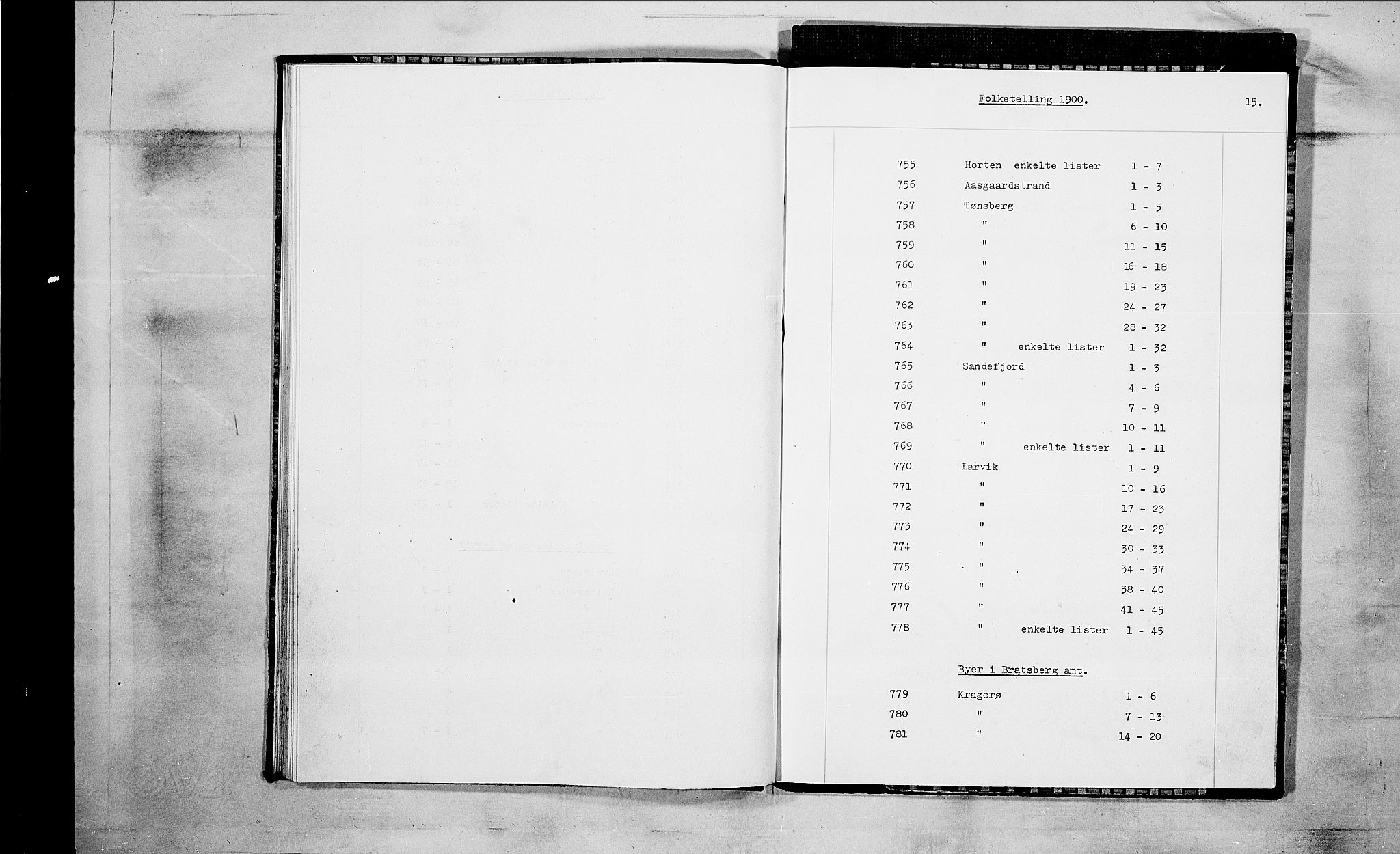 RA, 1900 census for Larvik, 1900, p. 5630