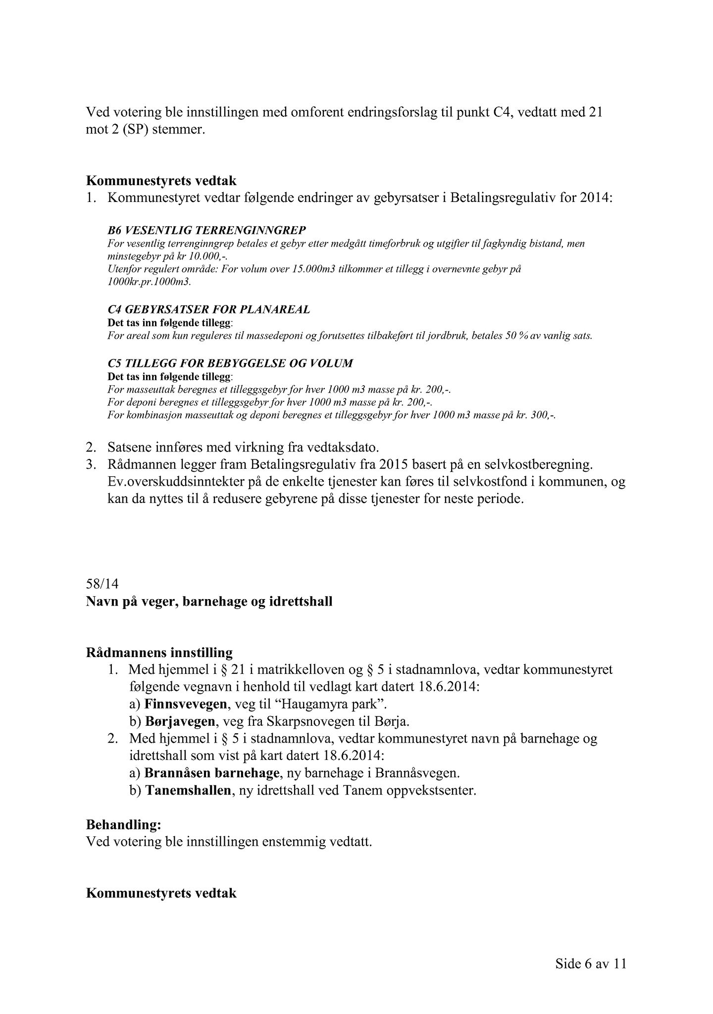 Klæbu Kommune, TRKO/KK/01-KS/L007: Kommunestyret - Møtedokumenter, 2014, p. 1795