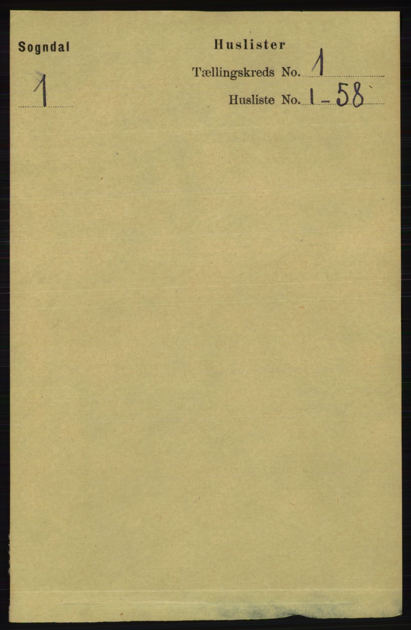 RA, 1891 census for 1111 Sokndal, 1891, p. 23