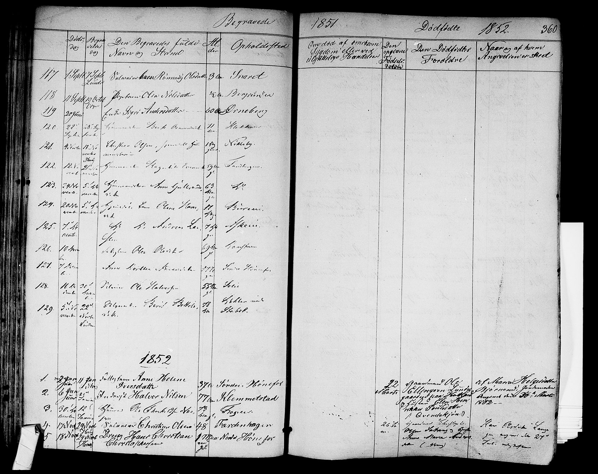 Norderhov kirkebøker, AV/SAKO-A-237/F/Fa/L0011: Parish register (official) no. 11, 1847-1856, p. 360