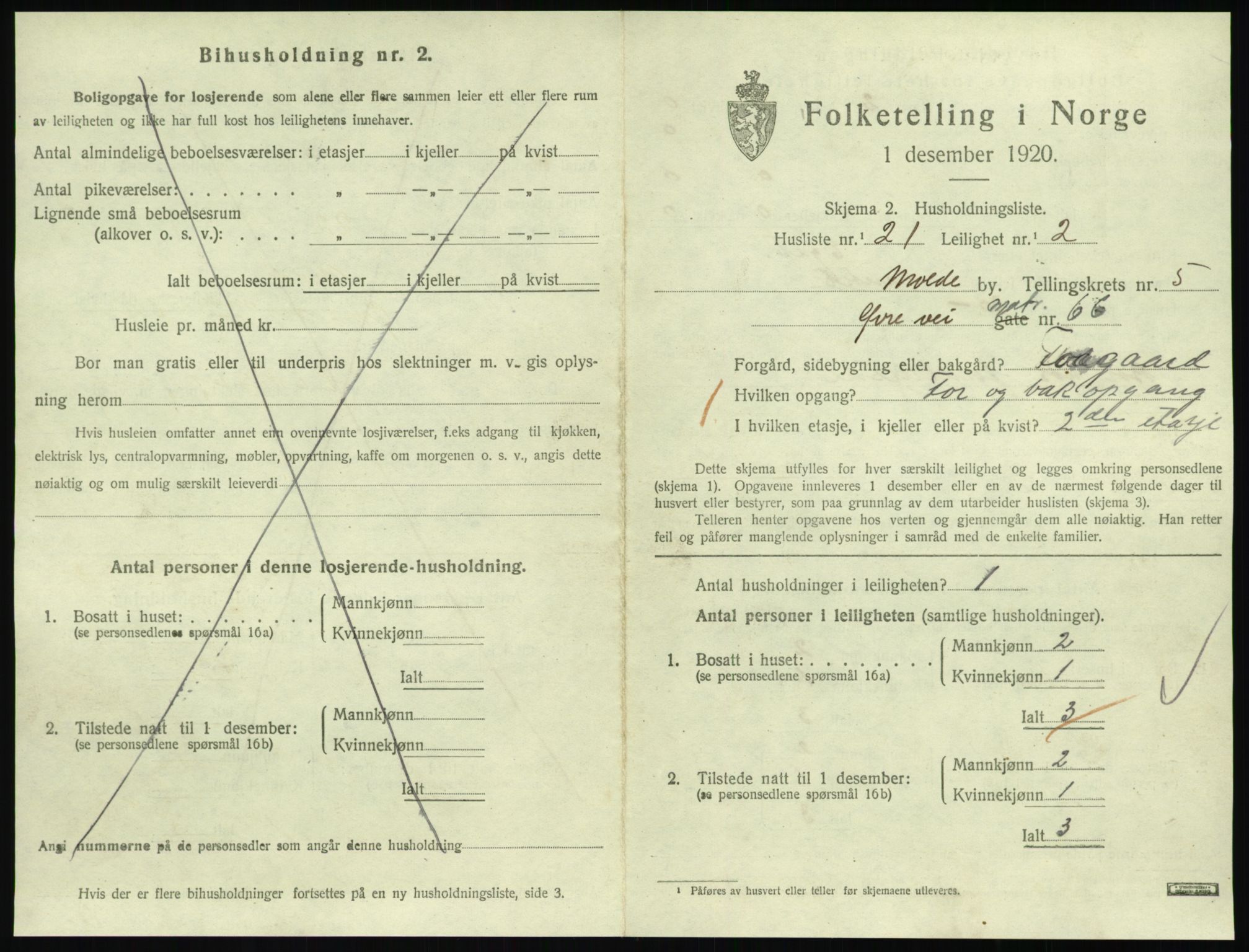 SAT, 1920 census for Molde, 1920, p. 1859