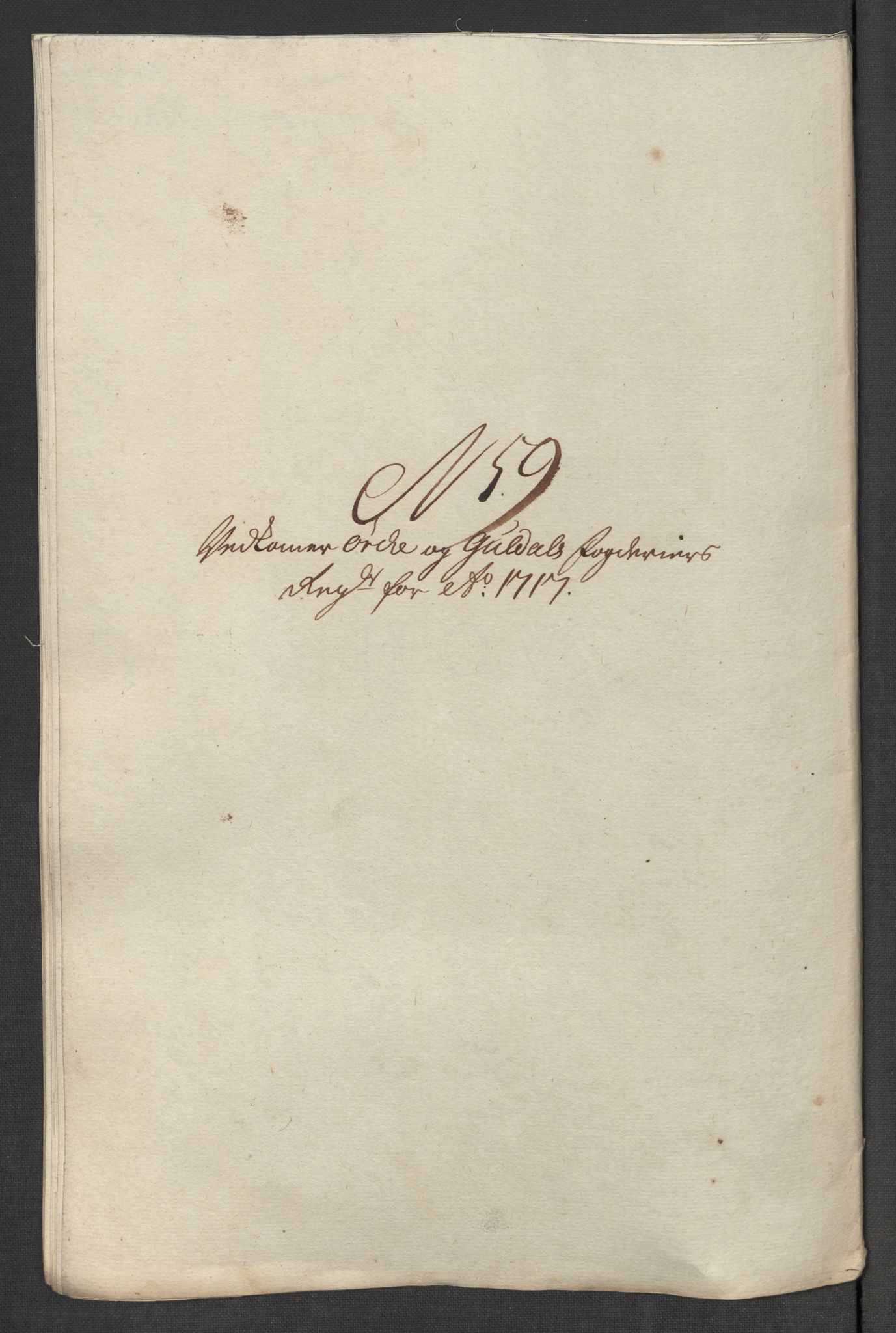 Rentekammeret inntil 1814, Reviderte regnskaper, Fogderegnskap, RA/EA-4092/R60/L3969: Fogderegnskap Orkdal og Gauldal, 1717, p. 470