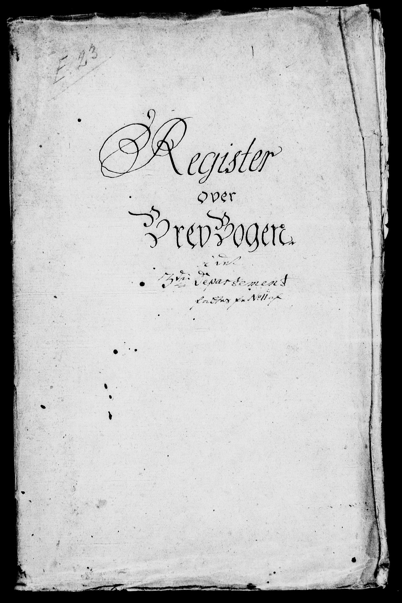 Danske Kanselli 1572-1799, RA/EA-3023/G/Gb/L0001: Alfabetisk register til 3. departements utgående brev, 1771-1772