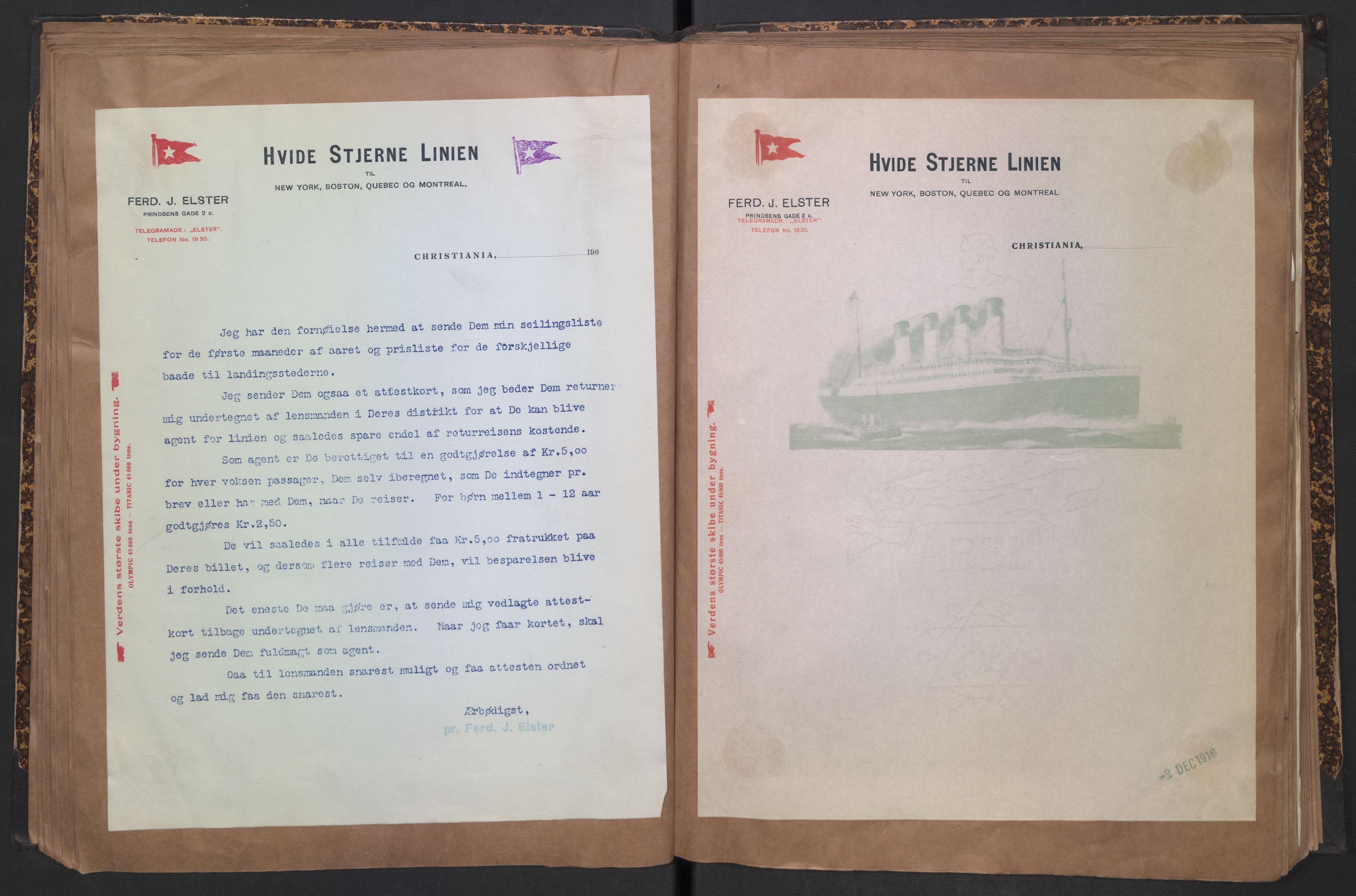 White Star-linjen, AV/SAO-PAO-0201/D/Dc/L0001: Utklippingsbok, 1909-1924, p. 44