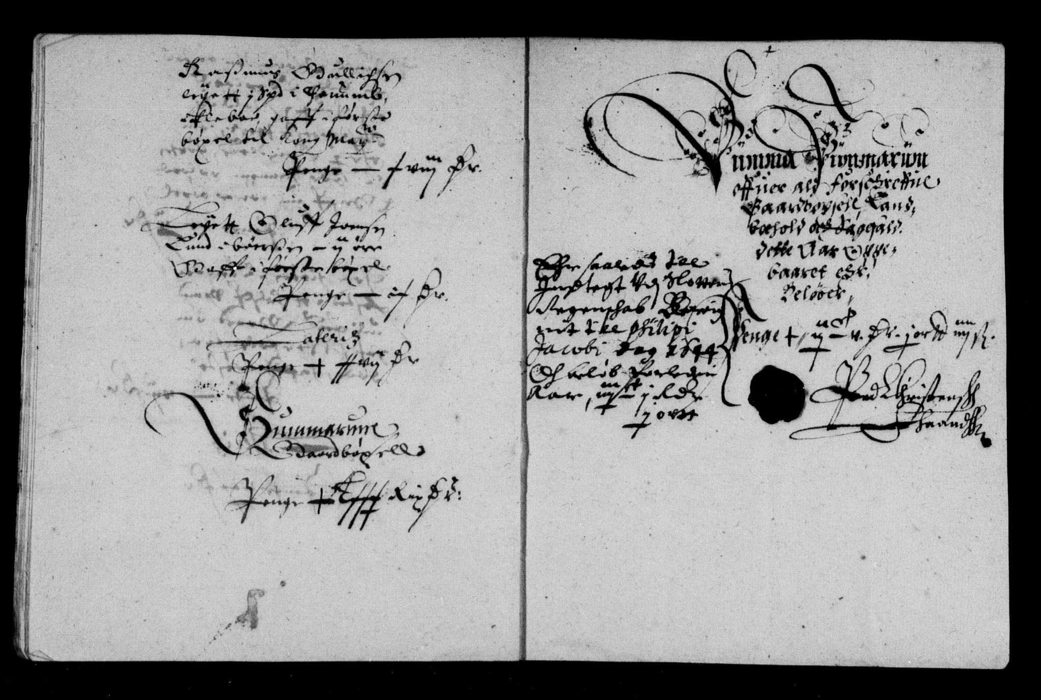 Rentekammeret inntil 1814, Reviderte regnskaper, Lensregnskaper, RA/EA-5023/R/Rb/Rbw/L0077: Trondheim len, 1642-1644