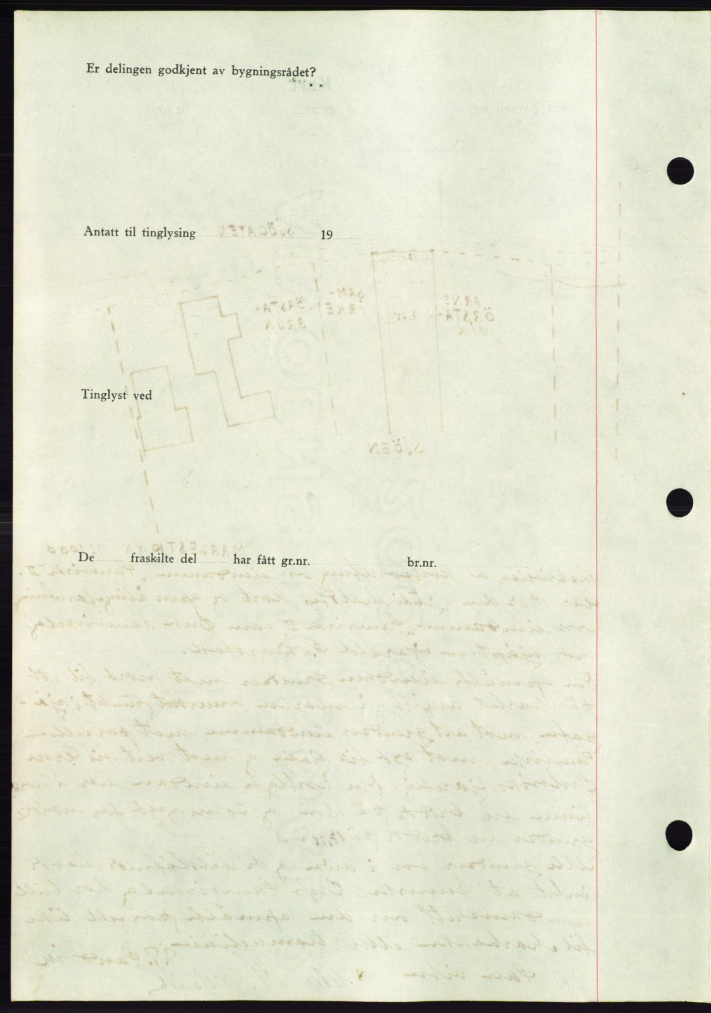 Søre Sunnmøre sorenskriveri, AV/SAT-A-4122/1/2/2C/L0063: Mortgage book no. 57, 1937-1937, Diary no: : 1193/1937