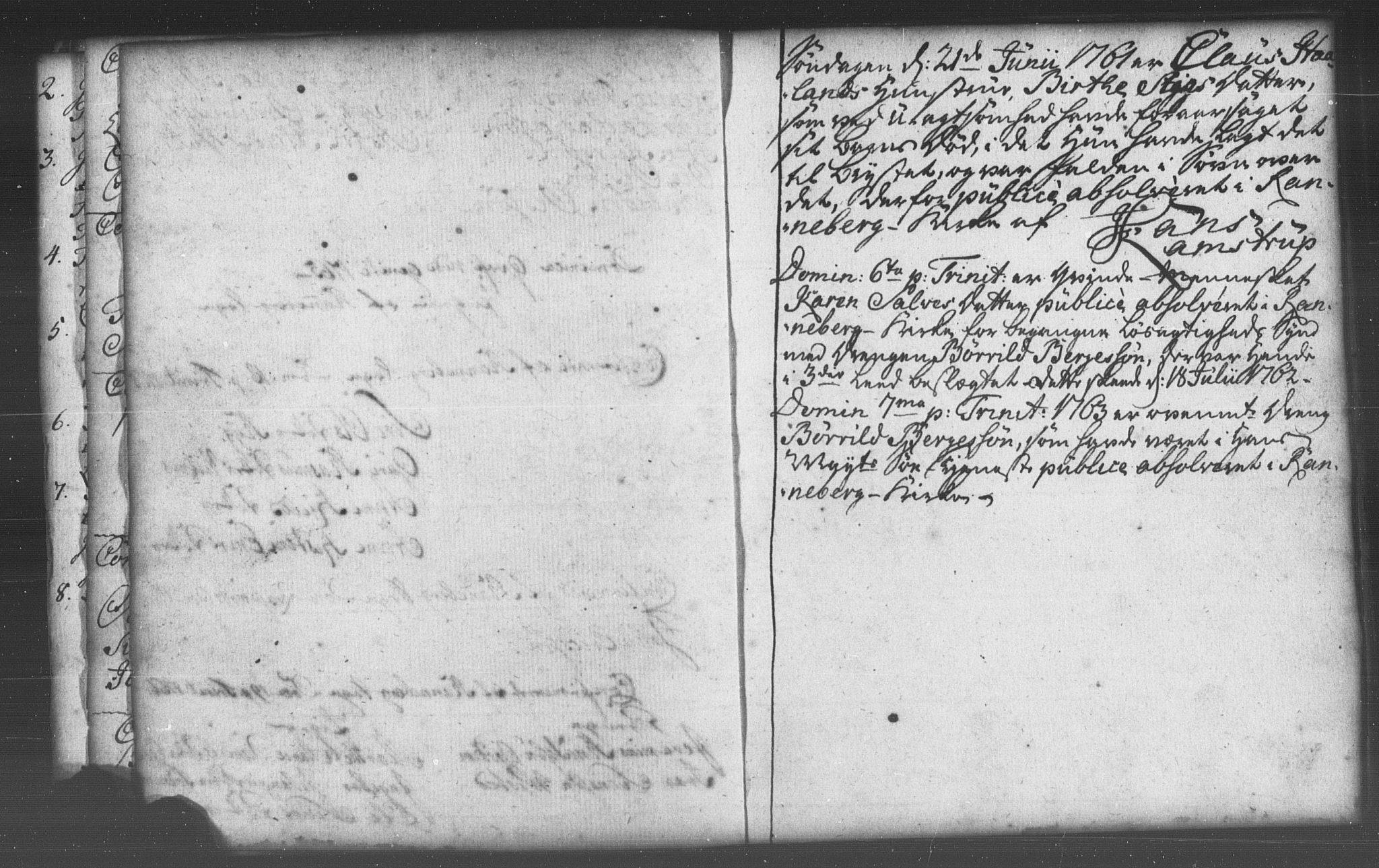 Domkirken sokneprestkontor, AV/SAST-A-101812/001/30/30BB/L0005: Parish register (copy) no. B 5 /2, 1760-1781