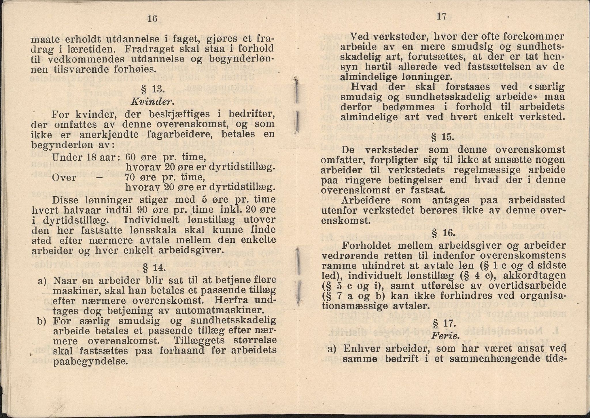 Norsk jern- og metallarbeiderforbund, AAB/ARK-1659/O/L0001/0005: Verkstedsoverenskomsten / Verkstedsoverenskomsten, 1919