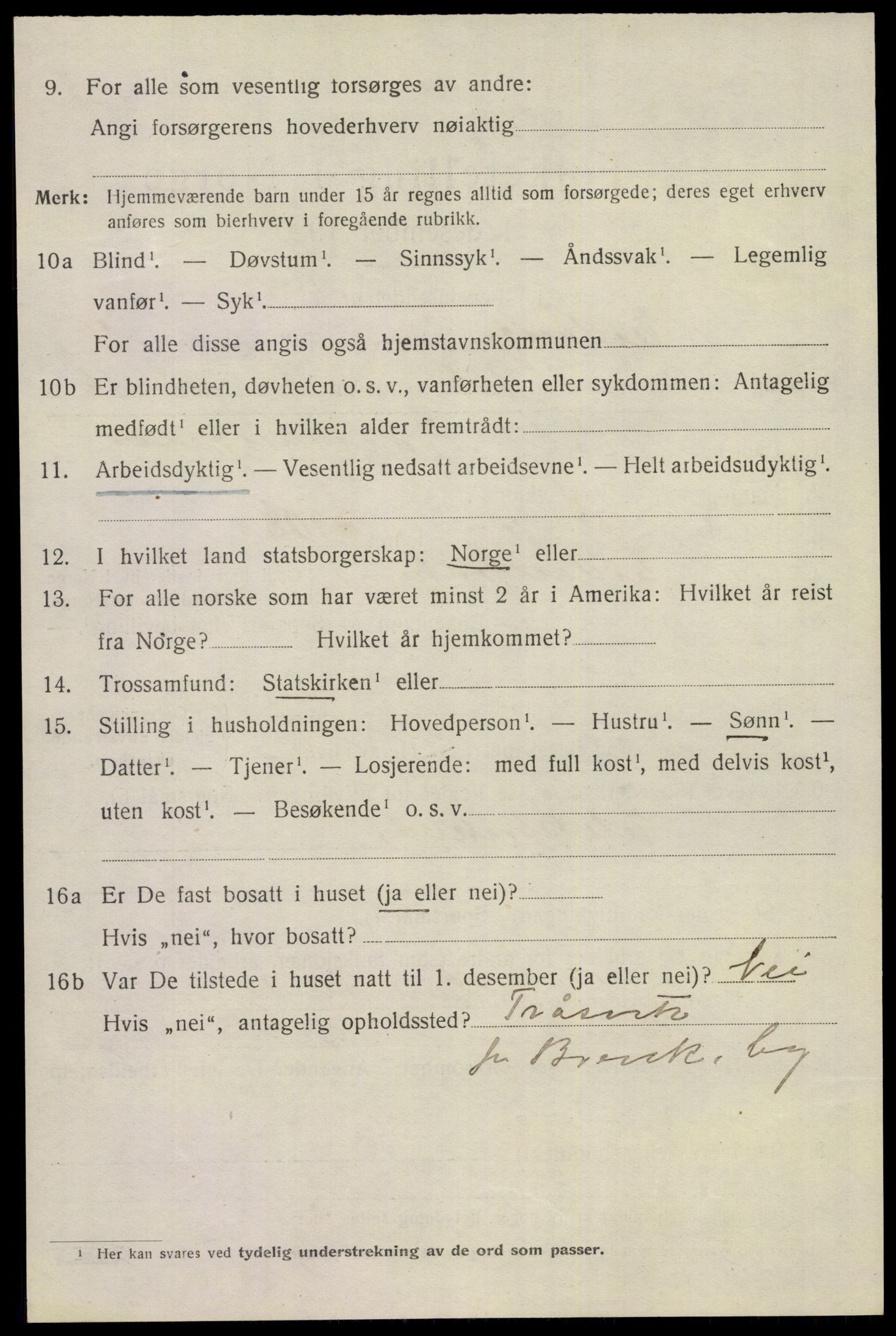 SAKO, 1920 census for Eidanger, 1920, p. 5001