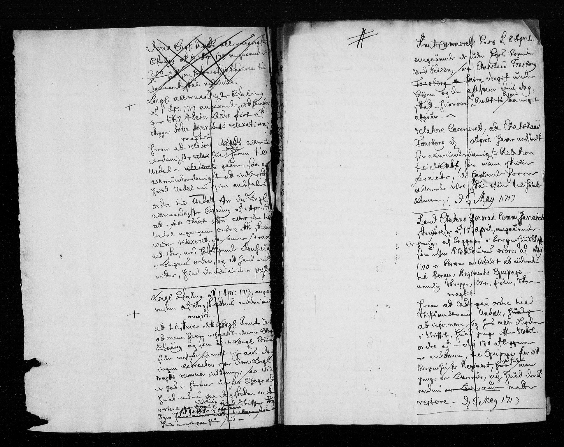Stattholderembetet 1572-1771, AV/RA-EA-2870/Aa/L0005: Konsept til voteringsprotokoll, 1713, p. 82