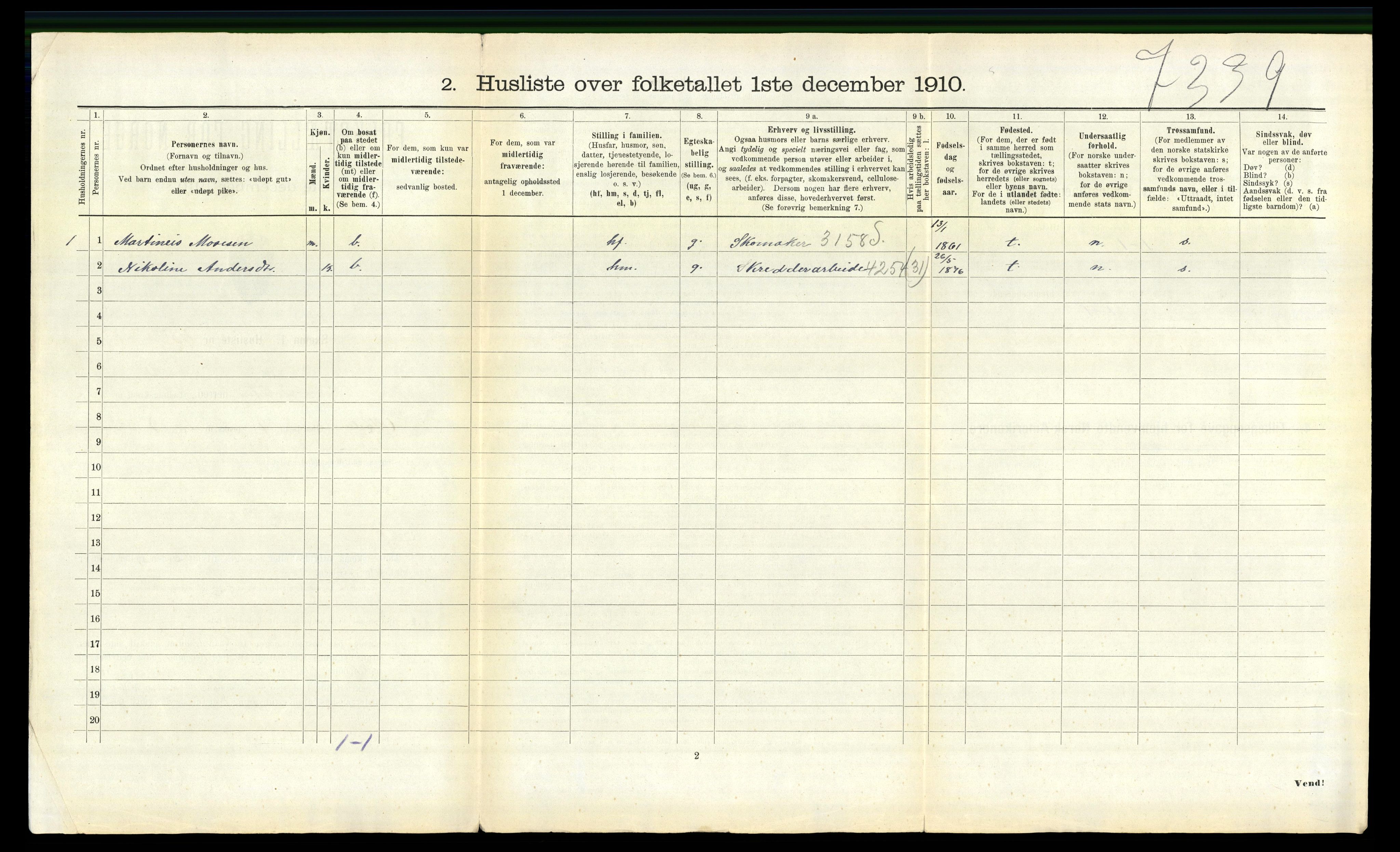 RA, 1910 census for Jølster, 1910, p. 373