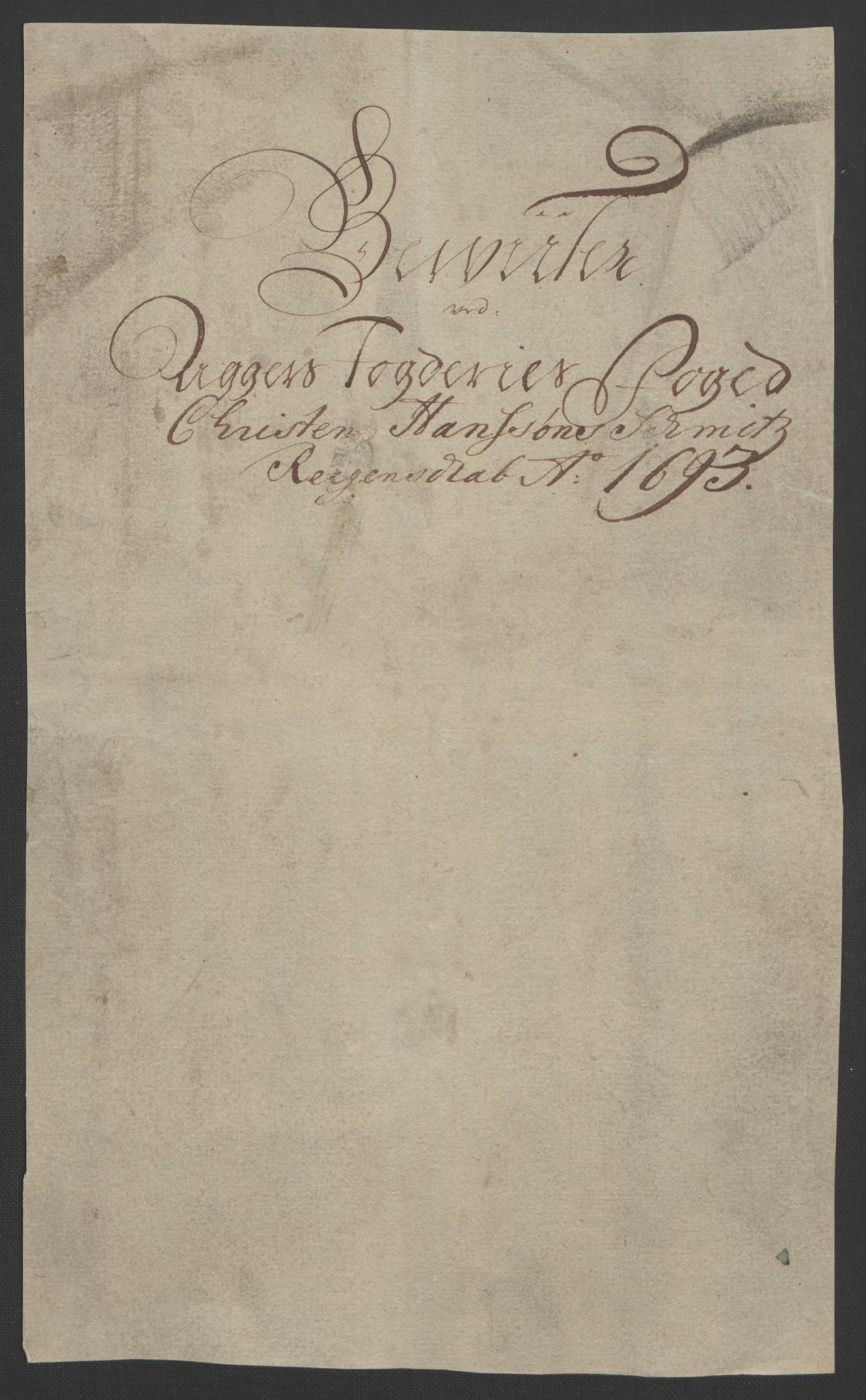 Rentekammeret inntil 1814, Reviderte regnskaper, Fogderegnskap, RA/EA-4092/R08/L0426: Fogderegnskap Aker, 1692-1693, p. 378