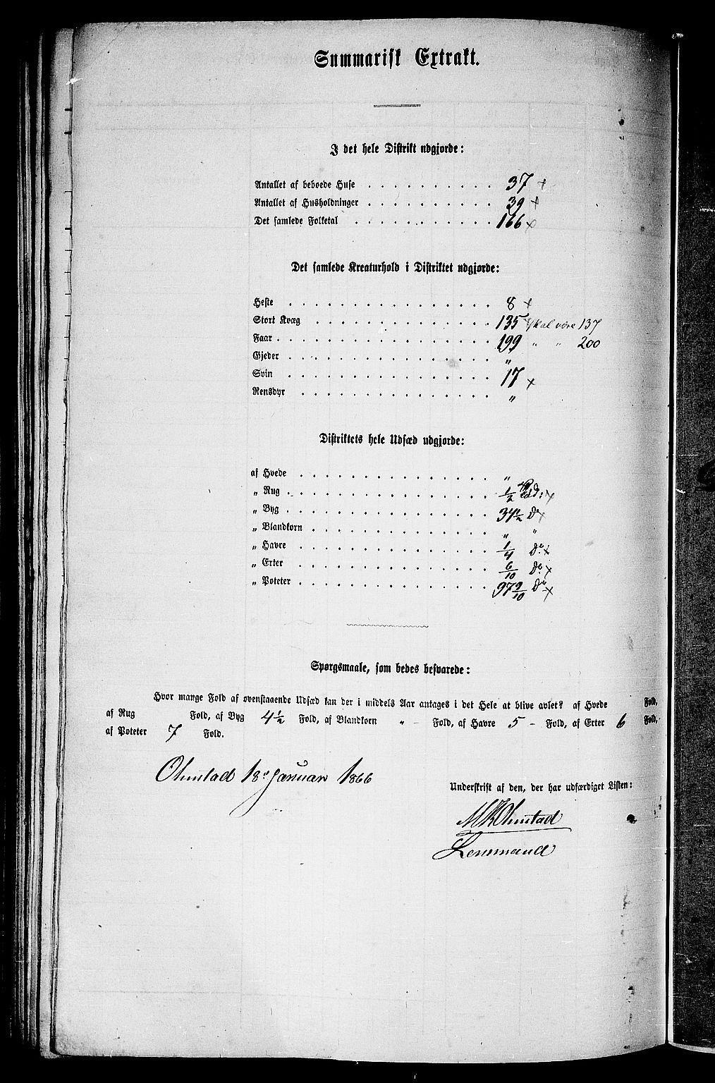 RA, 1865 census for Aurland, 1865, p. 34