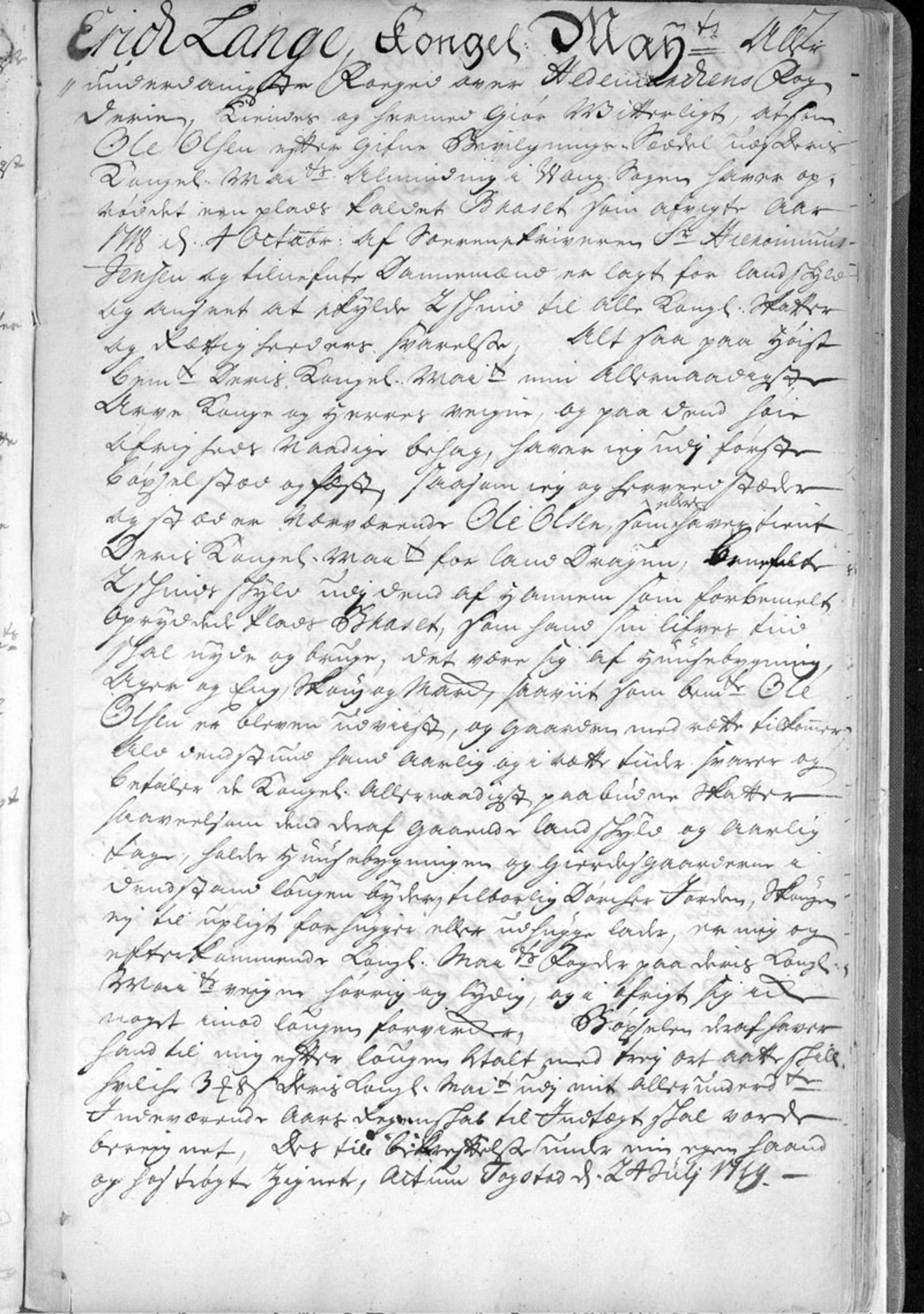 Hedemarken fogderi, AV/SAH-FOGDH-001/F/Fb/Fba/L0001: Bygselprotokoll, 1711-1797, p. 7a